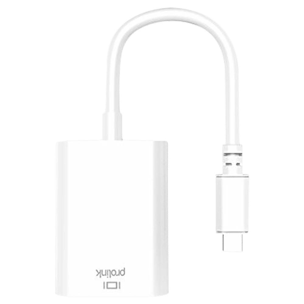 ultraprolink USB Type C to VGA Adapter (Supports Dual View, White)_4