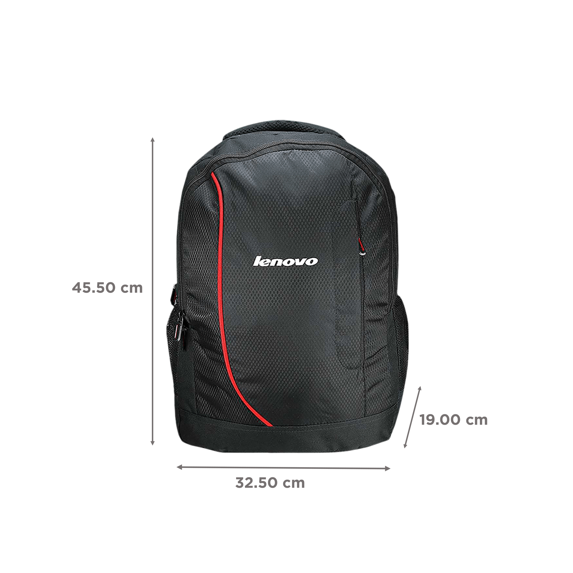 Lenovo B3055 Polyester Laptop Backpack for 15.6 Inch Laptop (Water Resistant, Black)_3