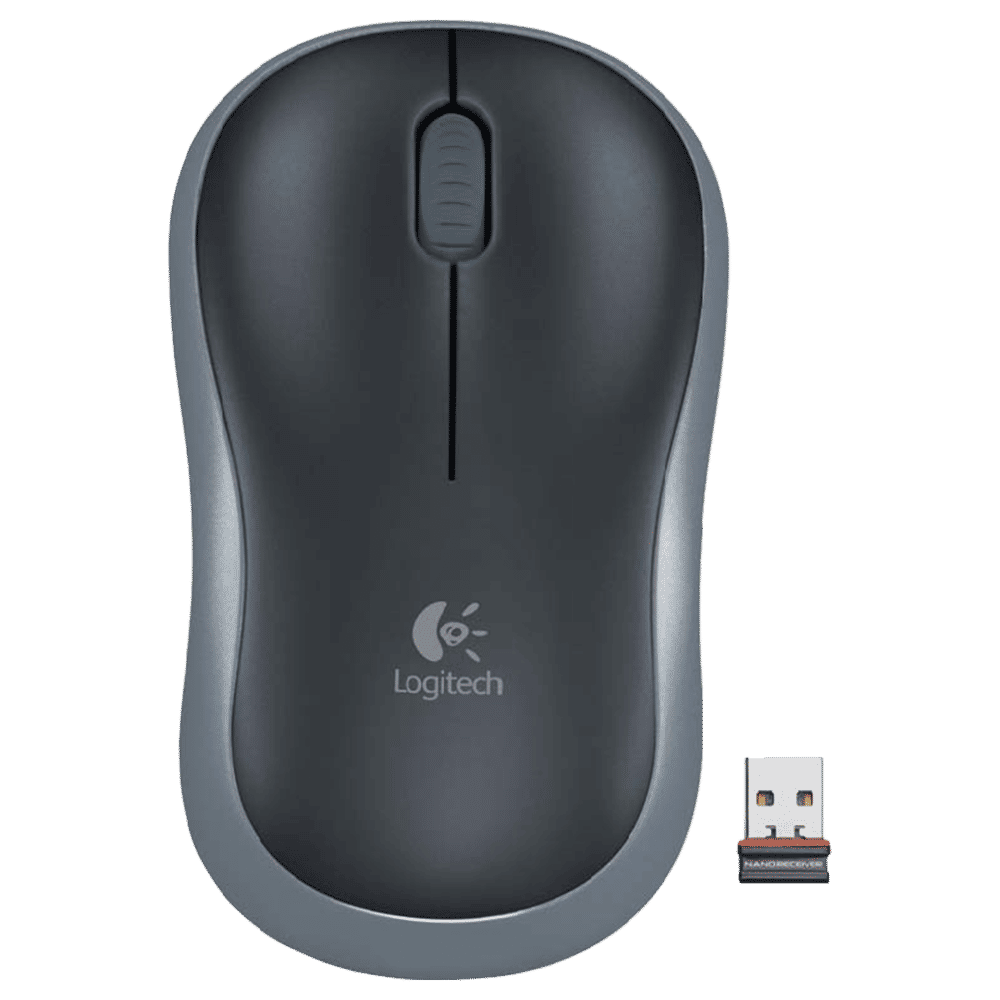 logitech M185 2.4GHz Wireless Smooth Optical Tracking Mouse (1000 DPI, Plug & Play, Grey)_1