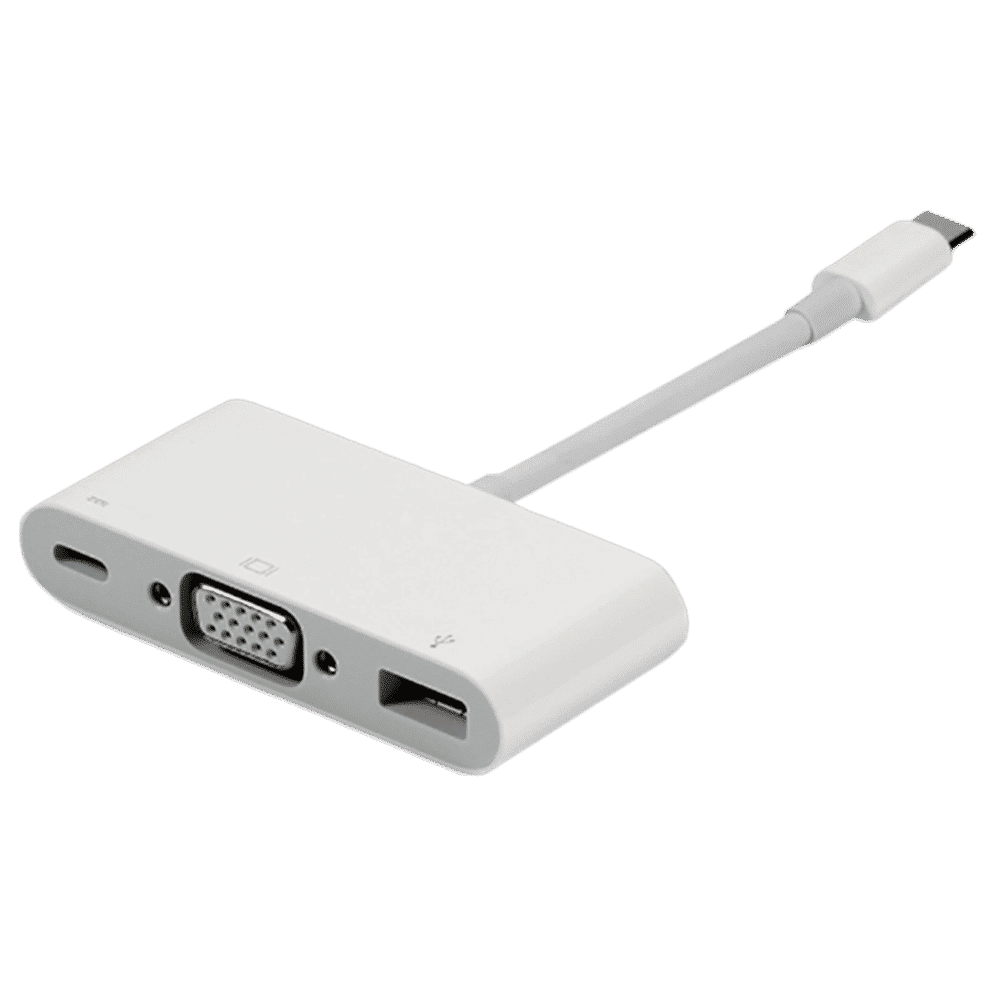 Apple USB 3.0 Type C to USB 3.0 Type C, USB 2.0 Type A, VGA Port Multi-Port Adapter (Sync & Charge, White) Apple USB 3.0 Type C to USB 3.0 Type C, USB 2.0 Type A, VGA Port Multi-Port Adapter (Sync & Charge, White)_3