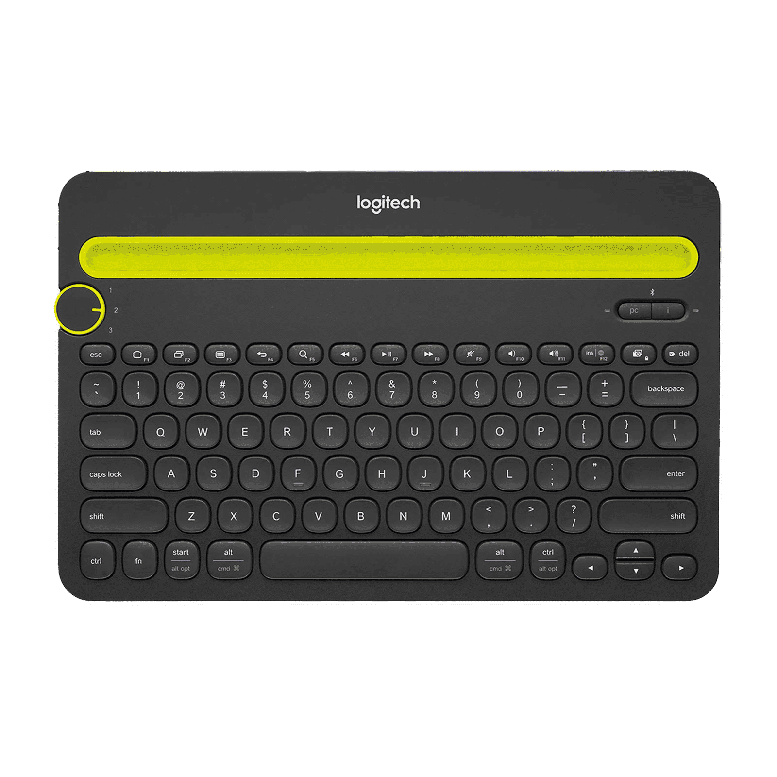 logitech K480 Bluetooth Wireless Keyboard with Multi Device Connectivity (5 Million Keystrokes, Black)_1