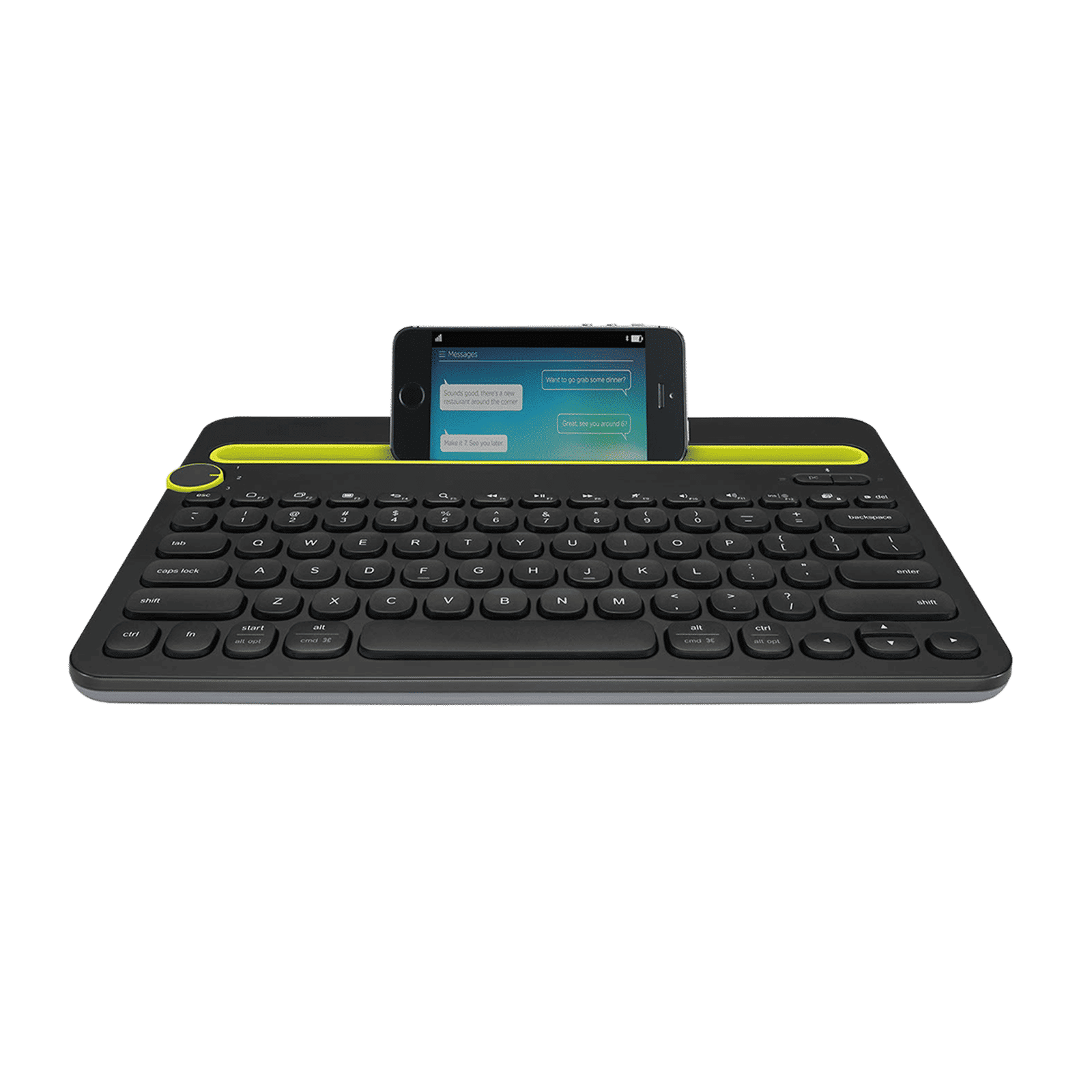 logitech K480 Bluetooth Wireless Keyboard with Multi Device Connectivity (5 Million Keystrokes, Black)_4