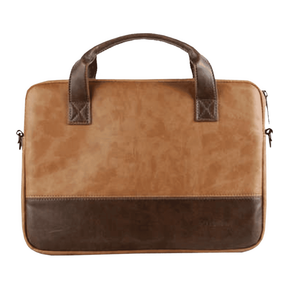 stuffcool Lush Faux Leather Laptop Sling Bag for 14 Inch Laptop (Detachable & Adjustable Shoulder Strap, Brown) stuffcool Lush Faux Leather Laptop Sling Bag for 14 Inch Laptop (Detachable & Adjustable Shoulder Strap, Brown)_5