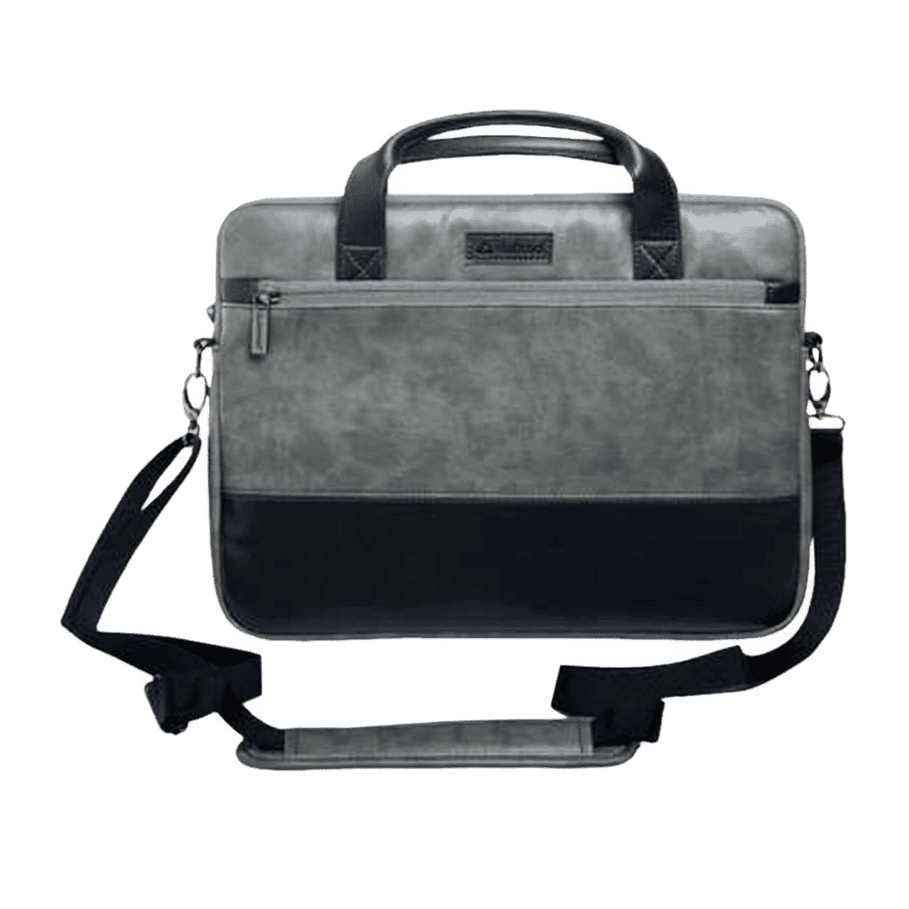 stuffcool Lush Faux Leather Laptop Sling Bag for 14 Inch Laptop (Detachable & Adjustable Shoulder Strap, Black) stuffcool Lush Faux Leather Laptop Sling Bag for 14 Inch Laptop (Detachable & Adjustable Shoulder Strap, Black)_6