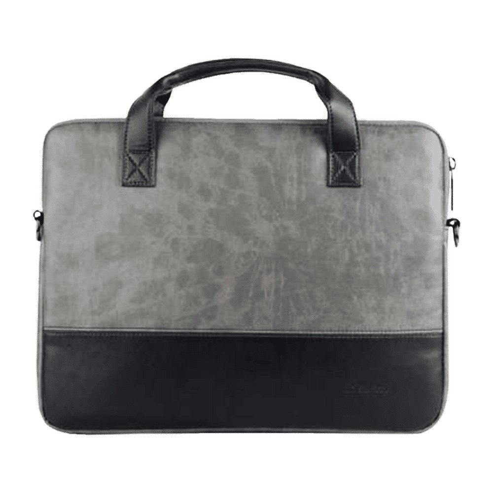 stuffcool Lush Faux Leather Laptop Sling Bag for 14 Inch Laptop (Detachable & Adjustable Shoulder Strap, Black) stuffcool Lush Faux Leather Laptop Sling Bag for 14 Inch Laptop (Detachable & Adjustable Shoulder Strap, Black)_5