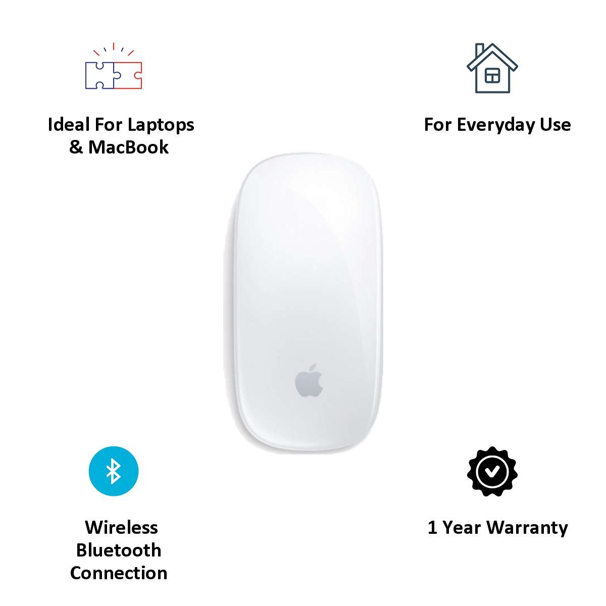 Apple Magic 2 Bluetooth Mouse (MLA02ZM/A, White)_5
