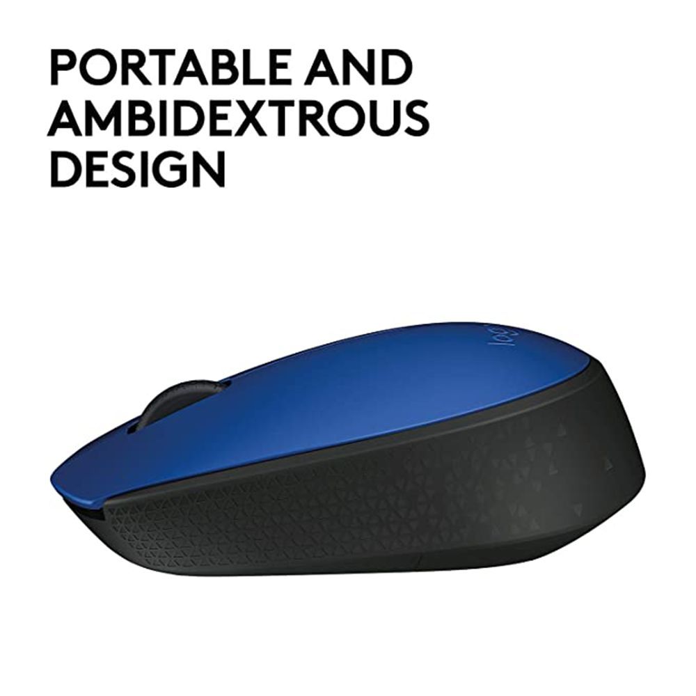 logitech M171 Wireless Optical Mouse (1000 DPI, Plug & Play, Blue/Black)_7