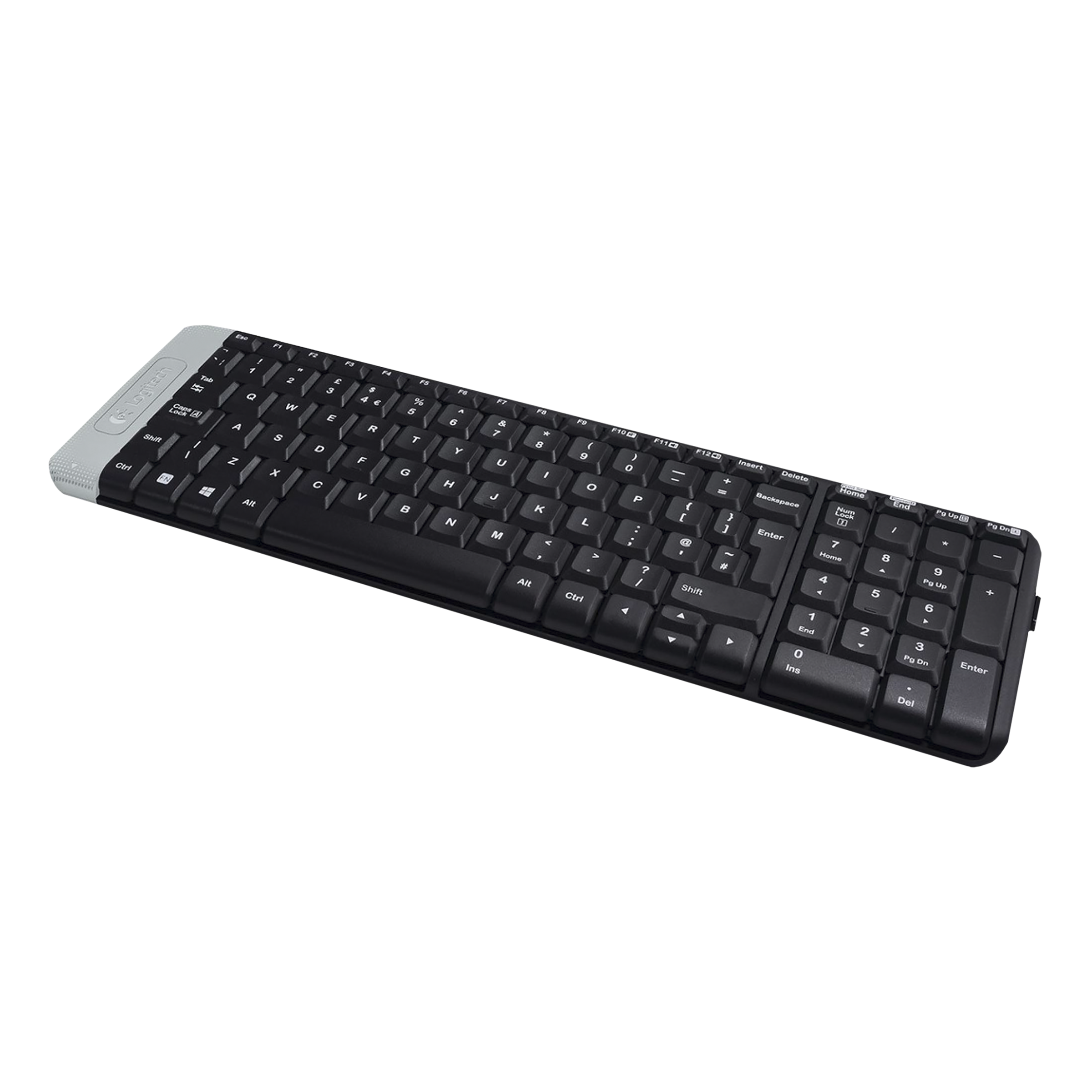 logitech K230 2.4GHz Wireless Keyboard with Number Pad (128 Bits AES Encryption, Black)_7
