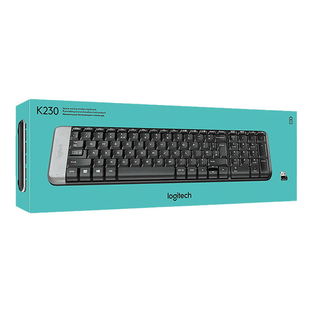 logitech K230 2.4GHz Wireless Keyboard with Number Pad (128 Bits AES Encryption, Black)_9