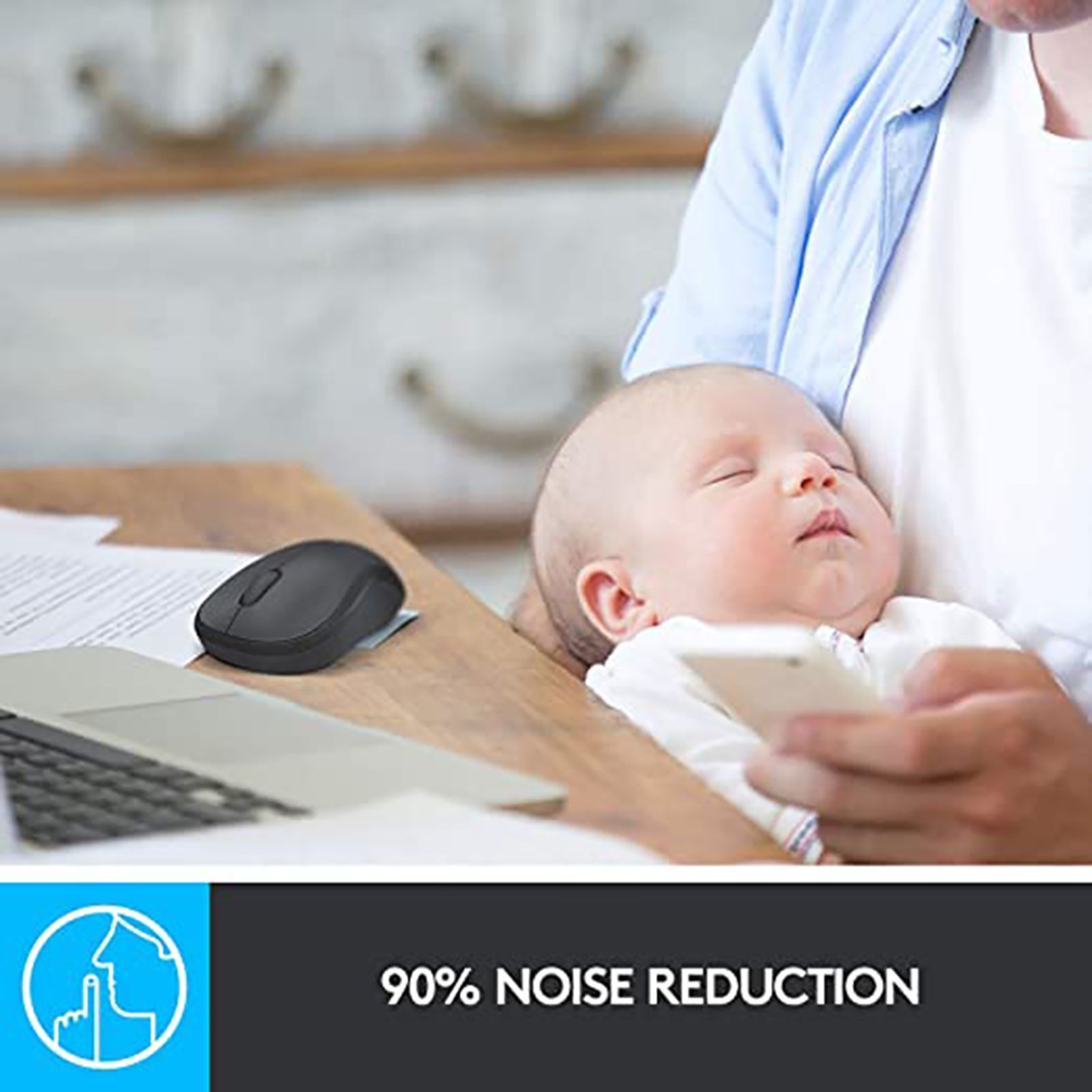 logitech M221 Wireless Optical Mouse with Silent Click Buttons (1000 DPI, Ambidextrous Design, Black)_10