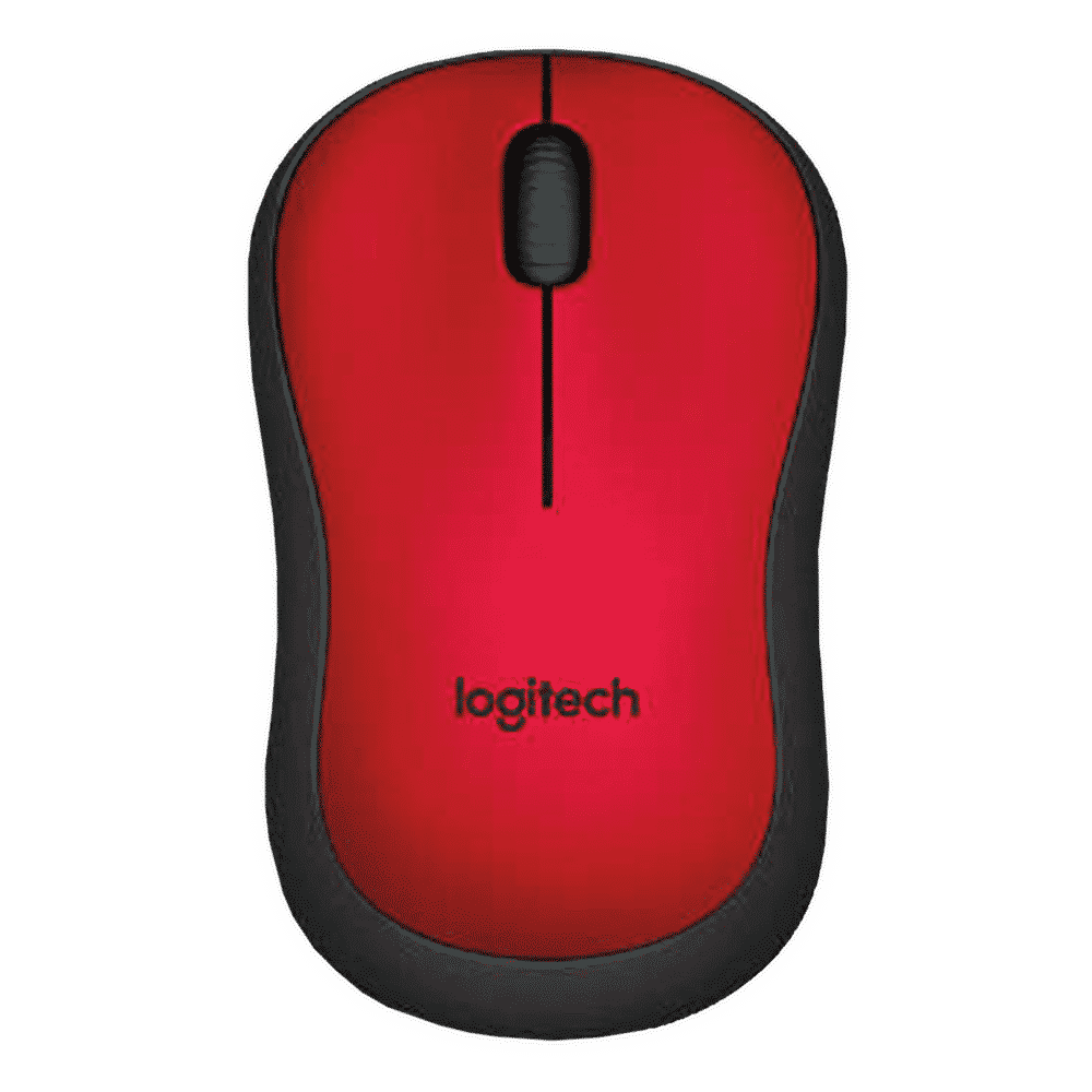 logitech M221 Wireless Optical Mouse with Silent Click Buttons (1000 DPI, Plug & Play, Red)_1