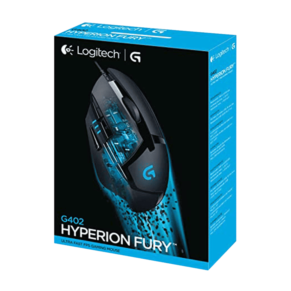 logitech G402 Wired Optical Gaming Mouse (4000 DPI Adjustable, Fusion Engine Hybrid Sensor, Black) logitech G402 Wired Optical Gaming Mouse (4000 DPI Adjustable, Fusion Engine Hybrid Sensor, Black)_5