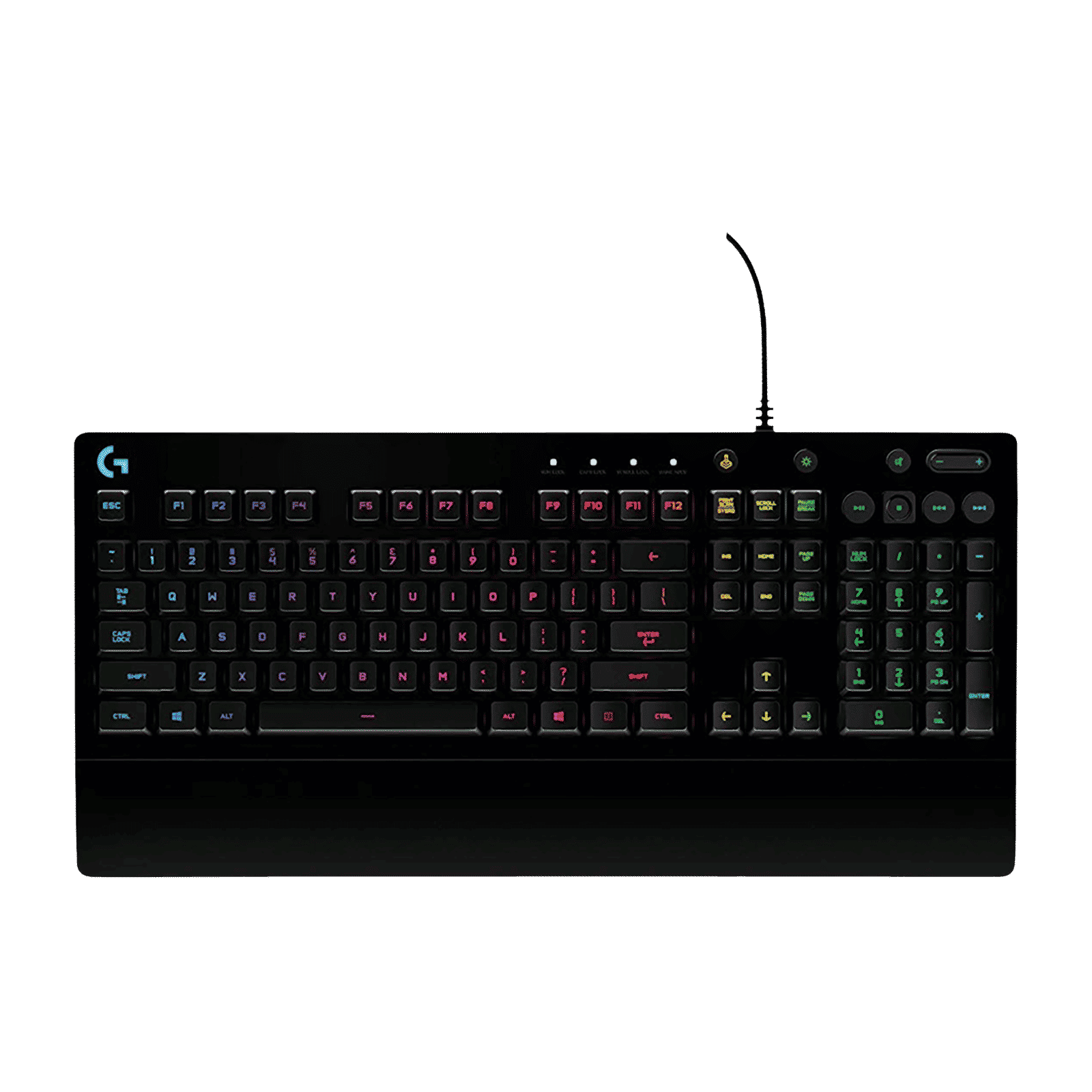 logitech G213 Prodigy Wired Gaming Keyboard with Backlit Keys (Spill Resistant, Black)_1