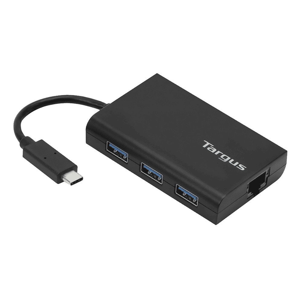 Targus Power USB 3.0 Type C to USB 3.0 Type A, LAN Port Multi-Port Hub (Compact Design, Black) Targus Power USB 3.0 Type C to USB 3.0 Type A, LAN Port Multi-Port Hub (Compact Design, Black)_3