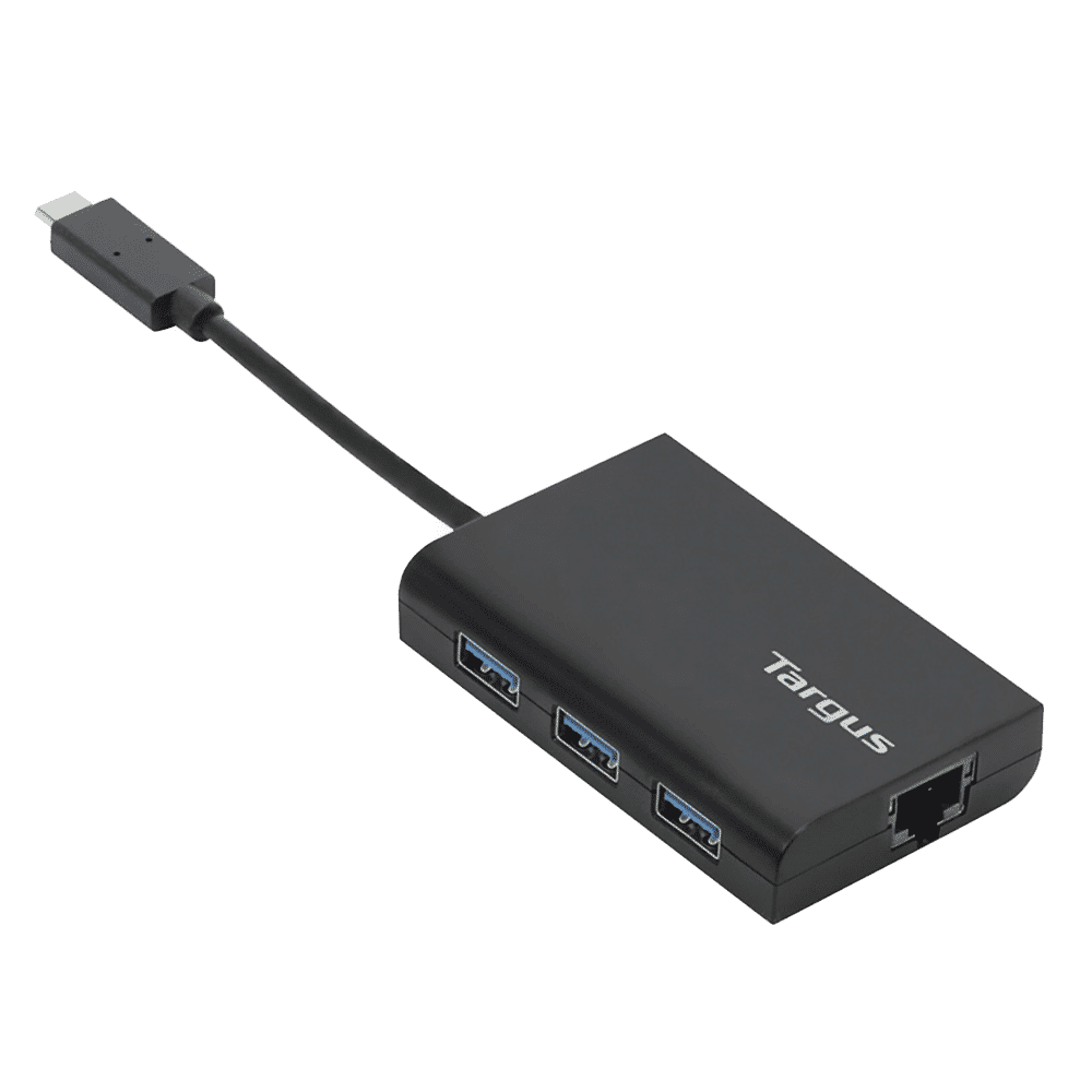 Targus Power USB 3.0 Type C to USB 3.0 Type A, LAN Port Multi-Port Hub (Compact Design, Black) Targus Power USB 3.0 Type C to USB 3.0 Type A, LAN Port Multi-Port Hub (Compact Design, Black)_5