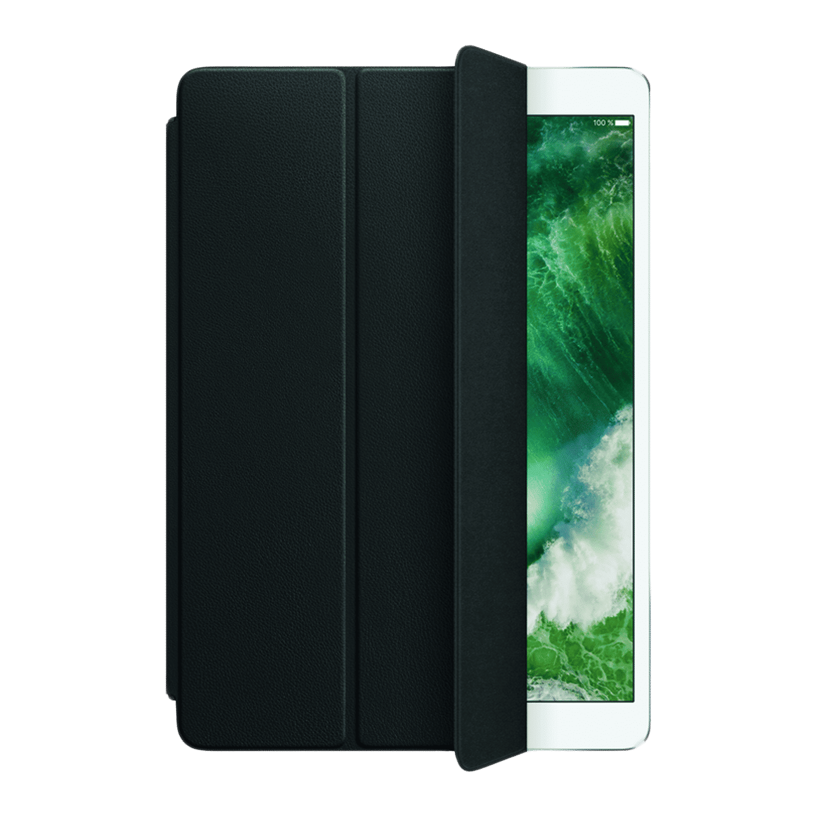 Apple Smart Leather Flip Cover for Apple iPad Pro 10.5 Inch (Automatically Wakes, Black)_2