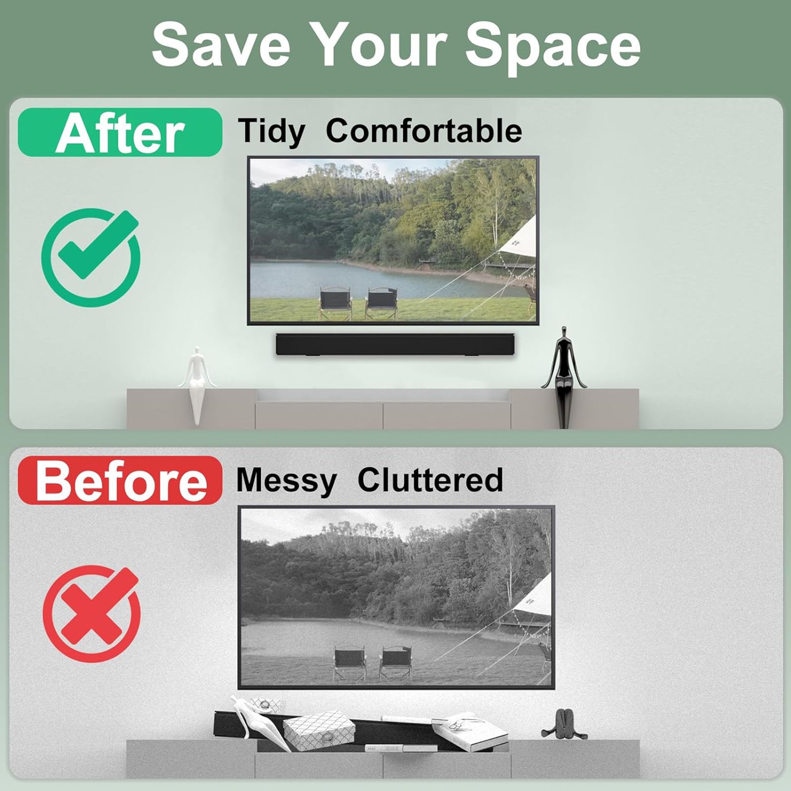 BOSE Speakers Wall Bracket Kit (WB-300, Black)_7