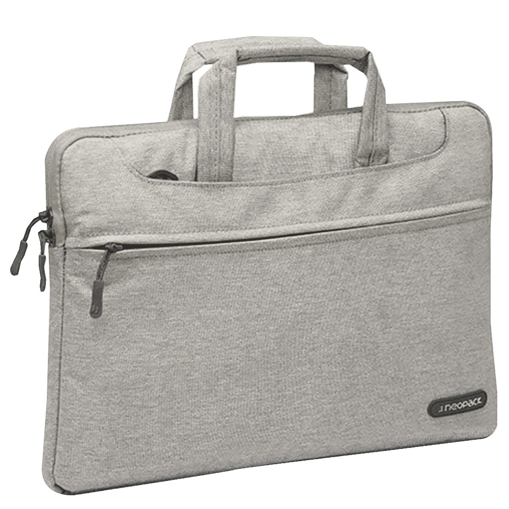 neopack Svelte Nylon Laptop Sling Bag for 13.3 & 14.2 Inch Laptop (Lightweight, Stone Grey)_4