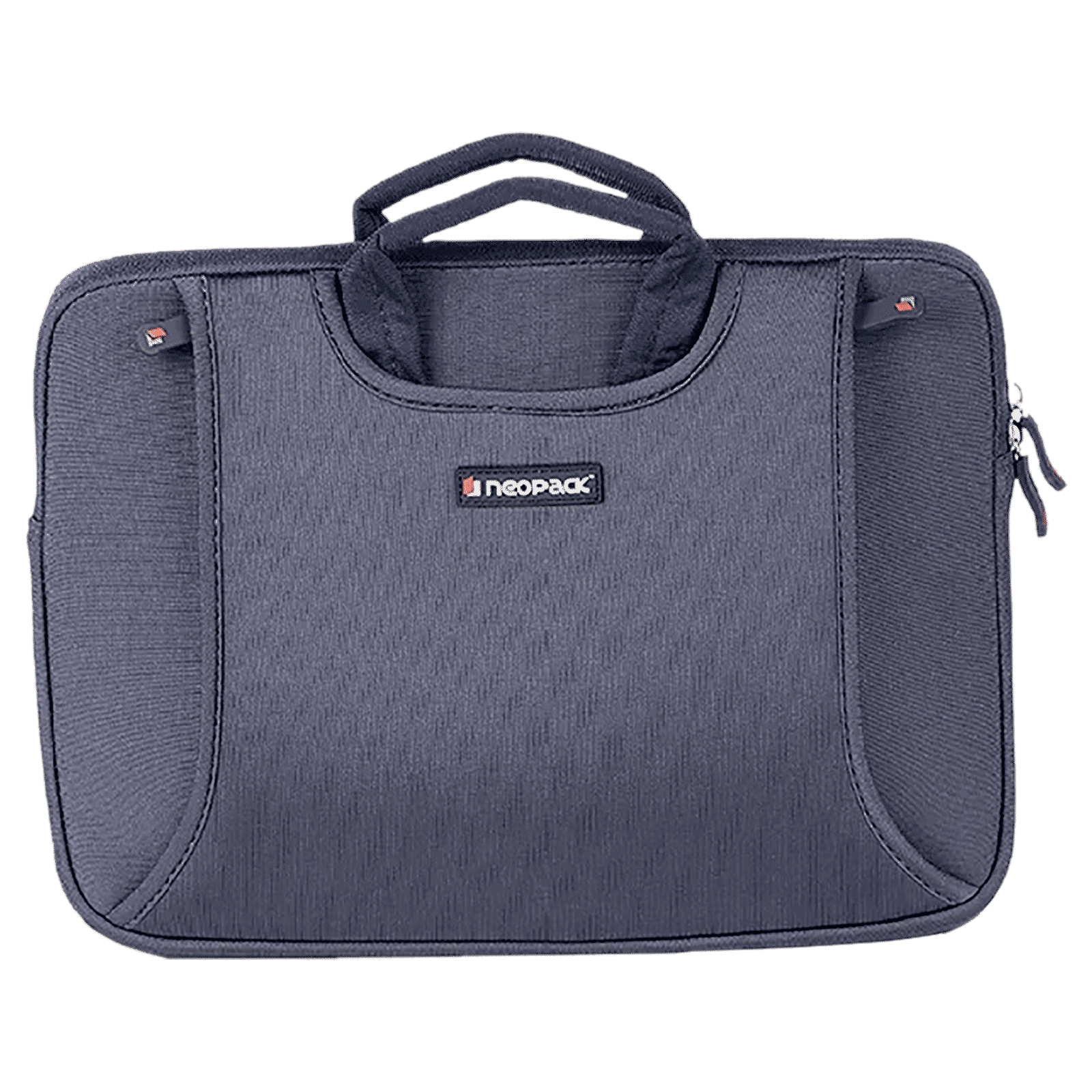 neopack Lycra Fabric, Neoprene Laptop Sleeve for 13.3 & 14.2 Inch Laptop (Water Resistant, Navy Blue)_1