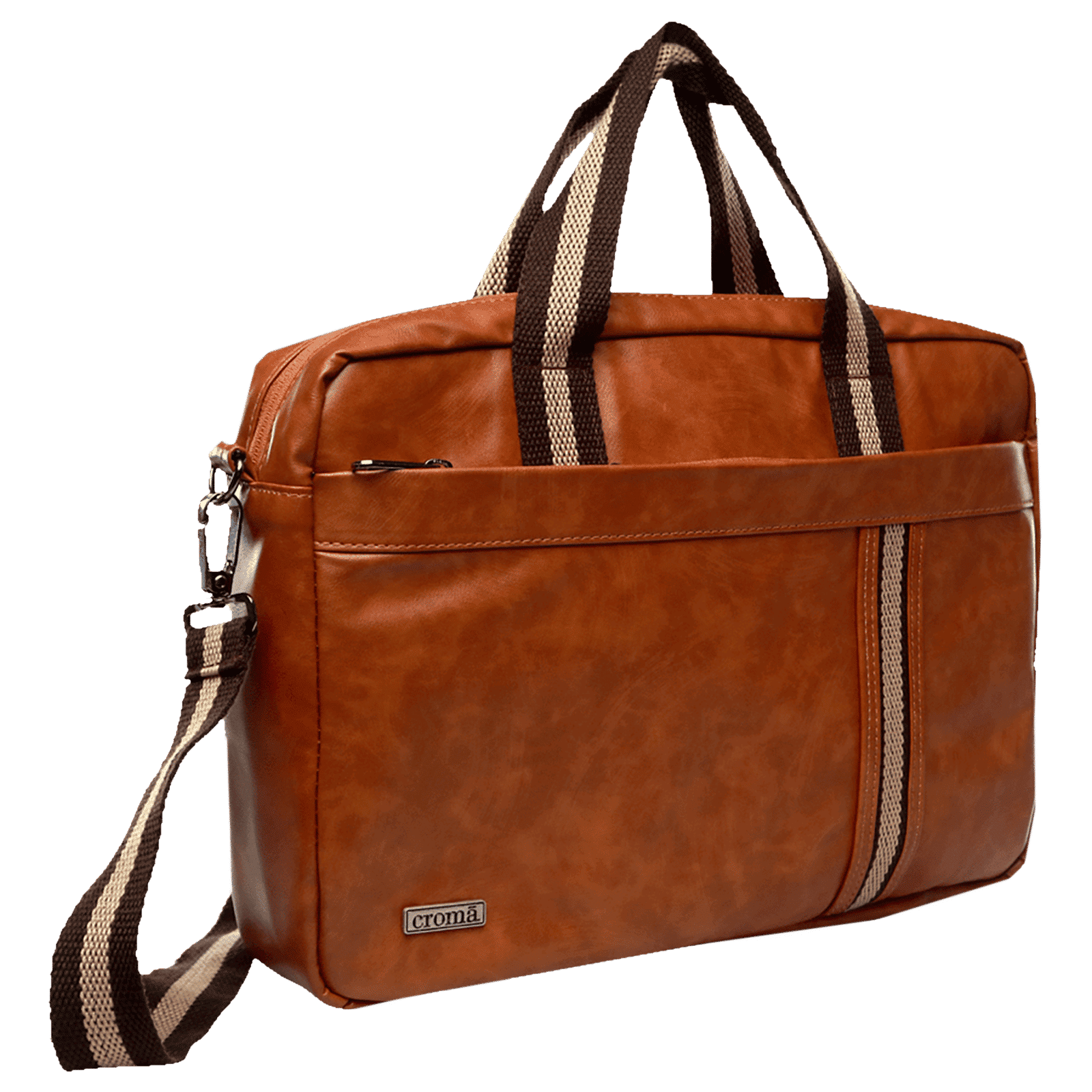 Croma Leather Laptop Sleeve for 15 Inch Laptop (Apple Compatible, Brown) Croma Leather Laptop Sleeve for 15 Inch Laptop (Apple Compatible, Brown)_5