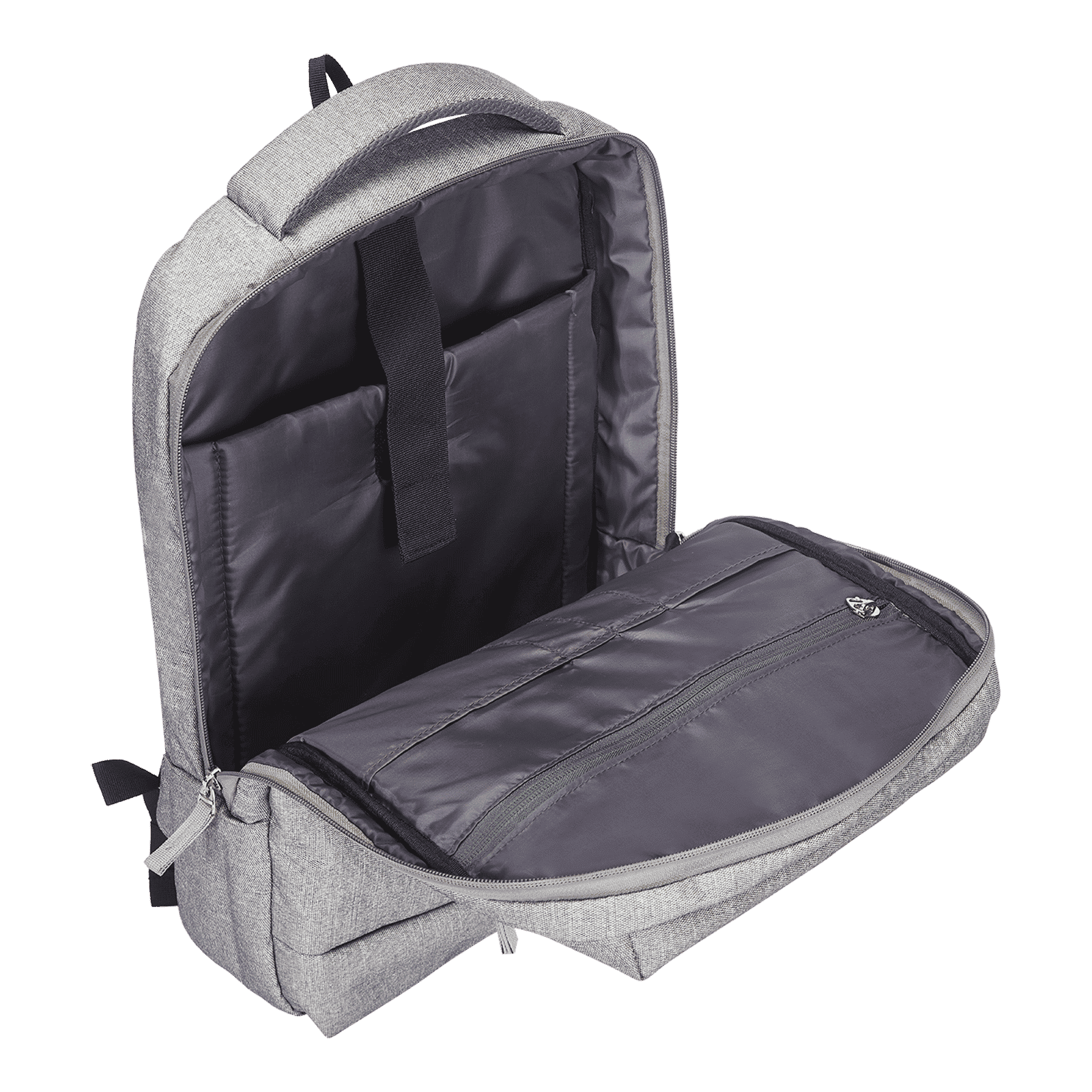 Croma Polyester Laptop Backpack for 15.6 Inch Laptop (30 L, Water Resistant, Grey)_9