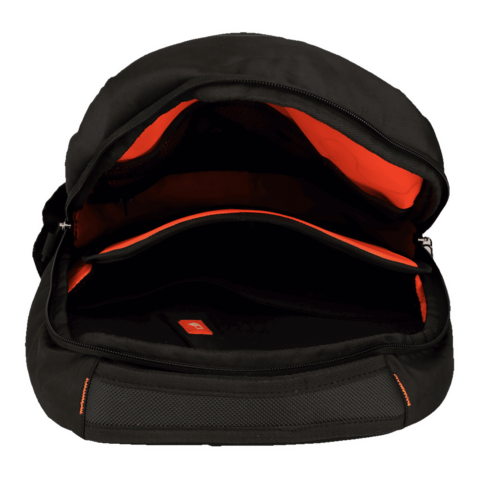 Croma Premium Fabric Laptop Backpack for 17 Inch Laptop (Water Resistant, Black)_5