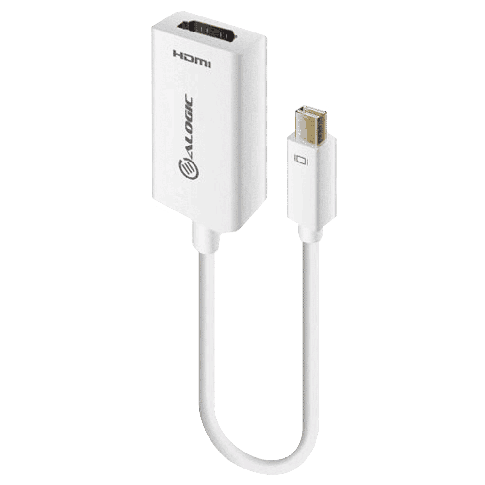 ALOGIC Premium Series Mini DisplayPort to HDMI Adapter (Supports 2 Audio Channels, White) ALOGIC Premium Series Mini DisplayPort to HDMI Adapter (Supports 2 Audio Channels, White)_1