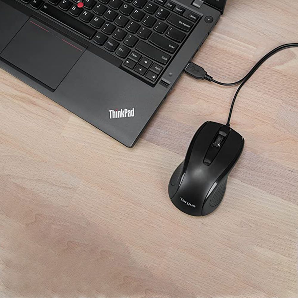 Targus U660 Wired Optical Mouse with Customizable Buttons (1000 DPI, Smooth and Precise Control, Black) Targus U660 Wired Optical Mouse with Customizable Buttons (1000 DPI, Smooth and Precise Control, Black)_5