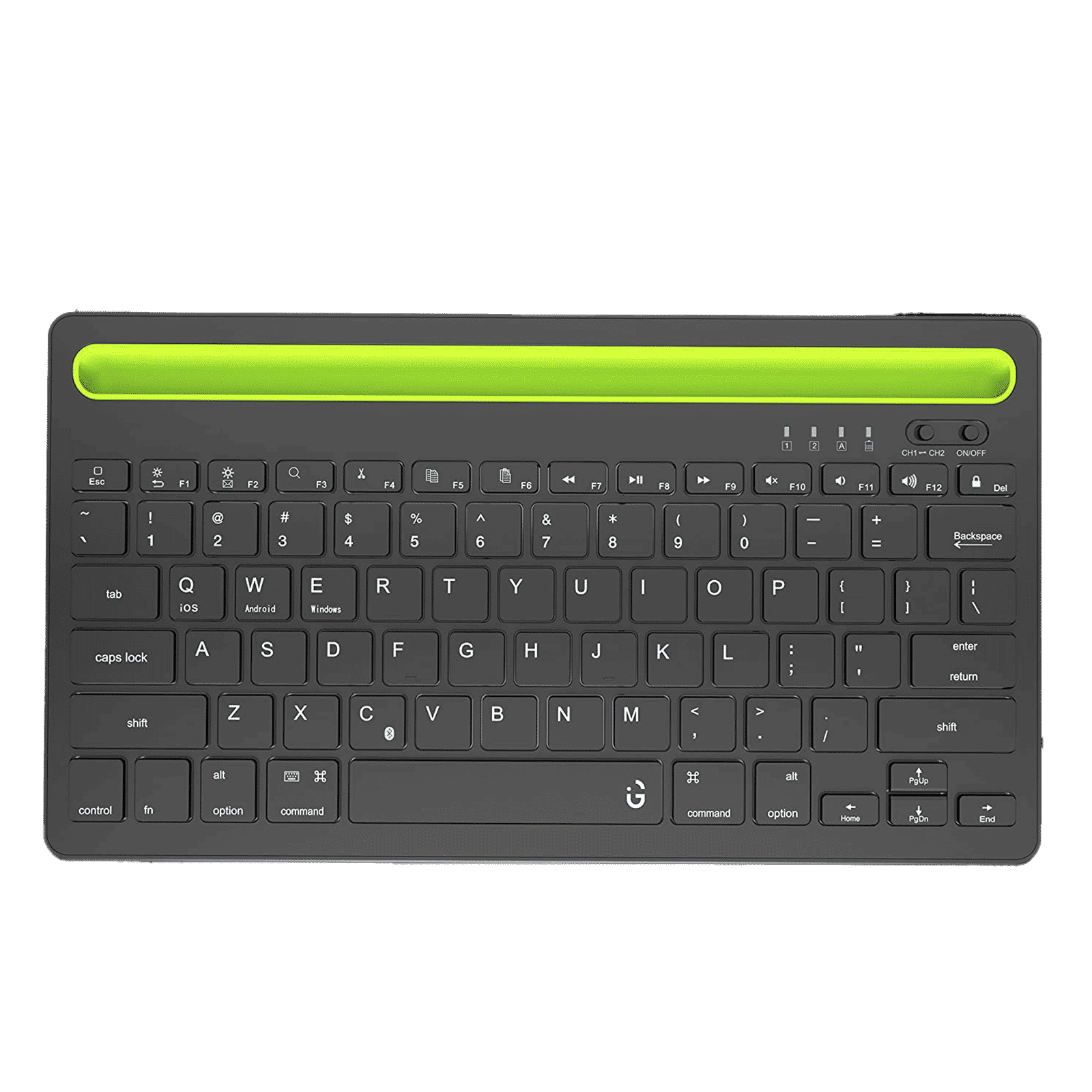 iGear iG-BK100 Rechargeable Bluetooth 3.0 Wireless Keyboard with Multi Device Connectivity (Scissor Mechanism, Black) iGear iG-BK100 Rechargeable Bluetooth 3.0 Wireless Keyboard with Multi Device Connectivity (Scissor Mechanism, Black)_1