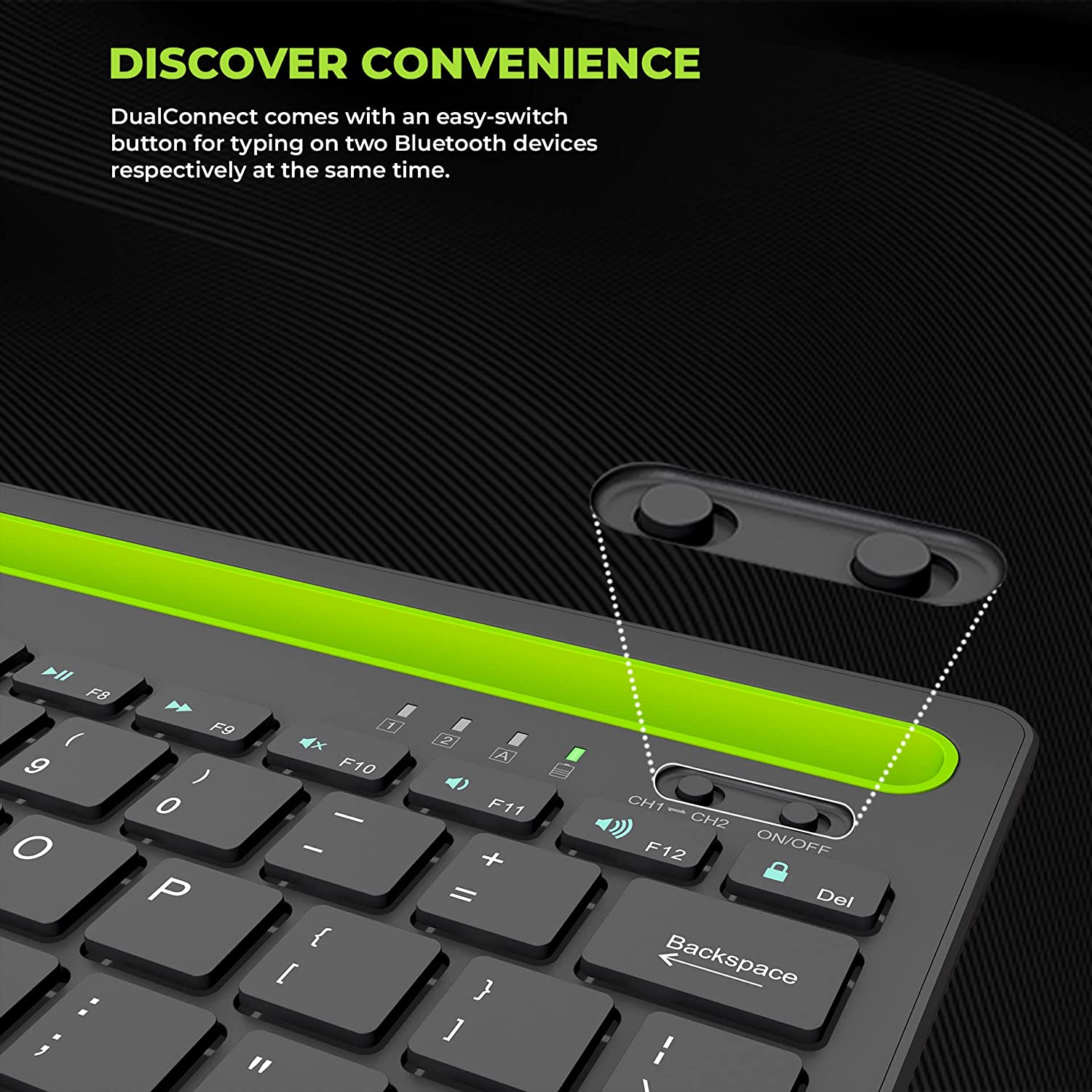 iGear iG-BK100 Rechargeable Bluetooth 3.0 Wireless Keyboard with Multi Device Connectivity (Scissor Mechanism, Black) iGear iG-BK100 Rechargeable Bluetooth 3.0 Wireless Keyboard with Multi Device Connectivity (Scissor Mechanism, Black)_9