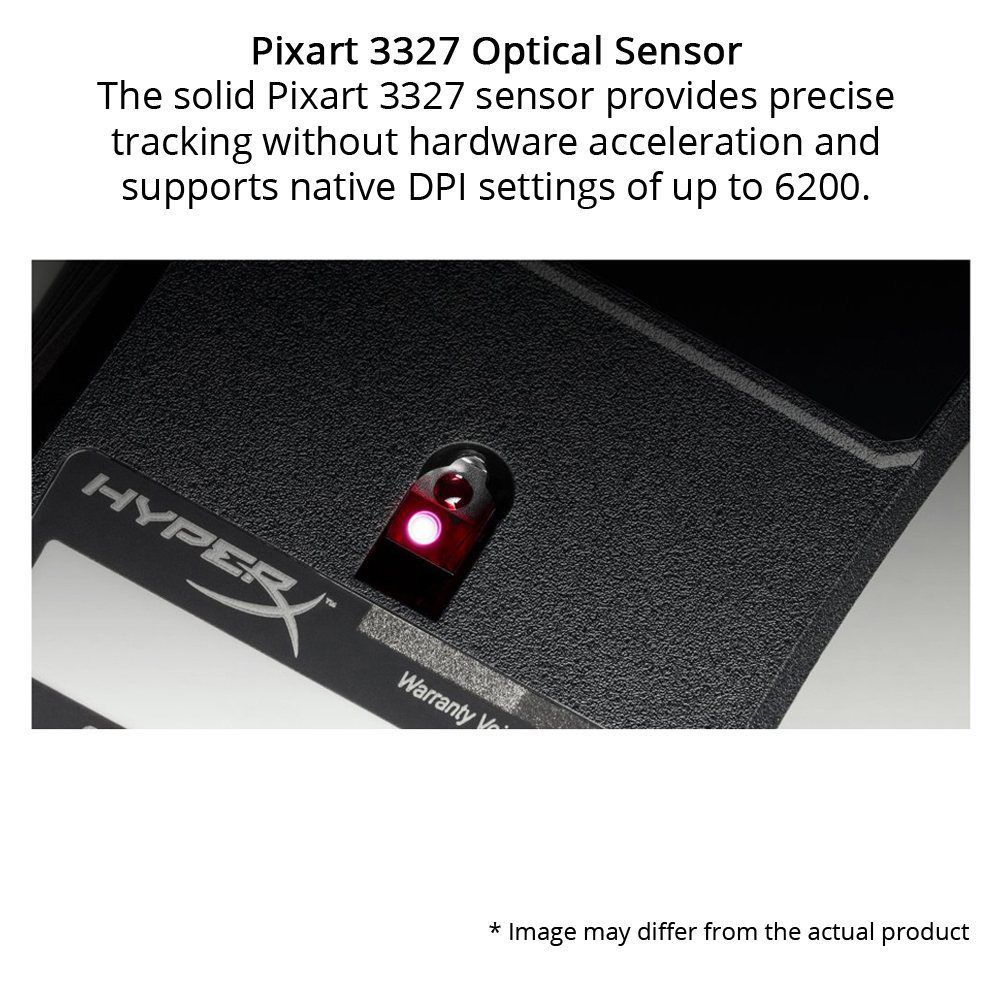 HyperX Pulsefire Core Wired Gaming Mouse with Macro Customization (6200 DPI, 7 Programmable Buttons, Black)_9