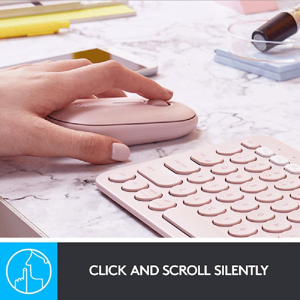 logitech Pebble Wireless Optical Mouse with Silent Click Buttons (1000 DPI, Ultra Portable, Rose) logitech Pebble Wireless Optical Mouse with Silent Click Buttons (1000 DPI, Ultra Portable, Rose)_11