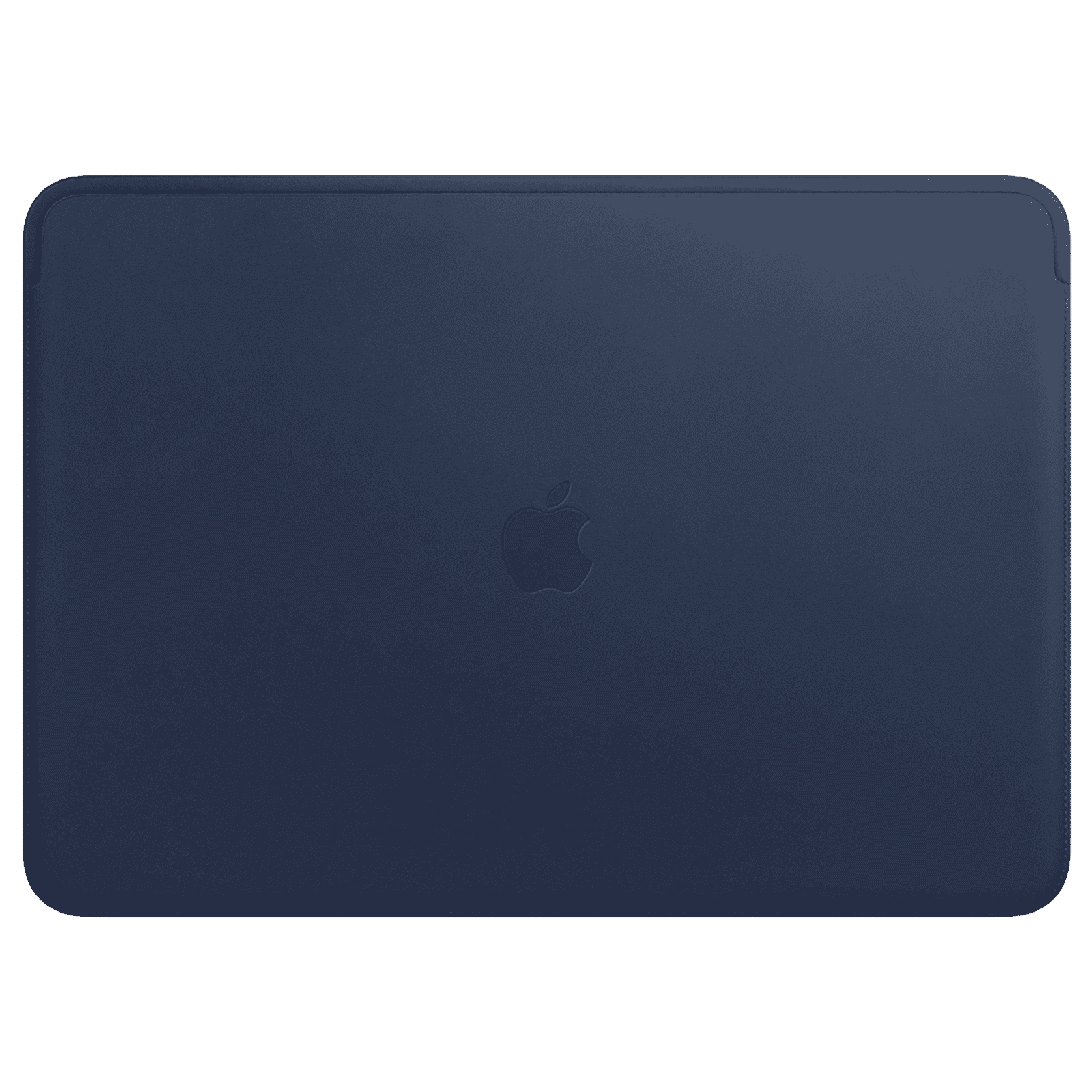 Apple Leather Laptop Sleeve for 15 Inch Laptop (Solid Design, Midnight Blue)_1