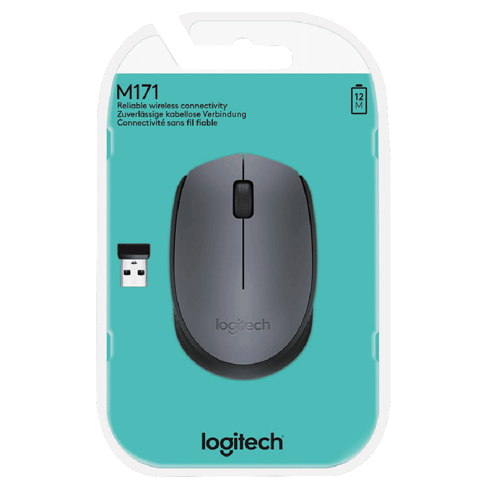 logitech M171 Wireless Optical Mouse (1000 DPI, Plug & Play, Grey/Black) logitech M171 Wireless Optical Mouse (1000 DPI, Plug & Play, Grey/Black)_10