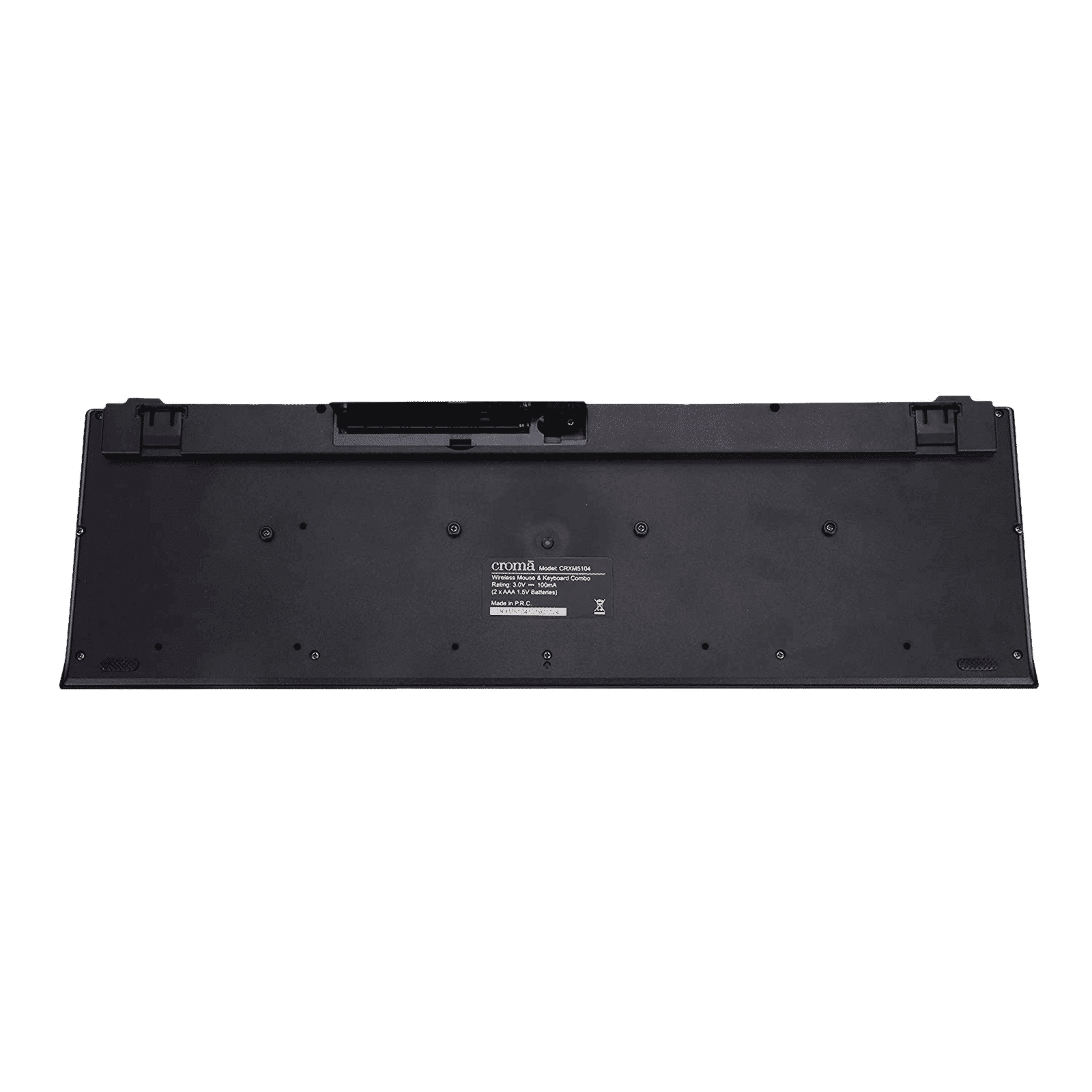 Croma 2.4 GHz Wireless Keyboard & Mouse Combo (1000 DPI, Plug & Play, Black)_11