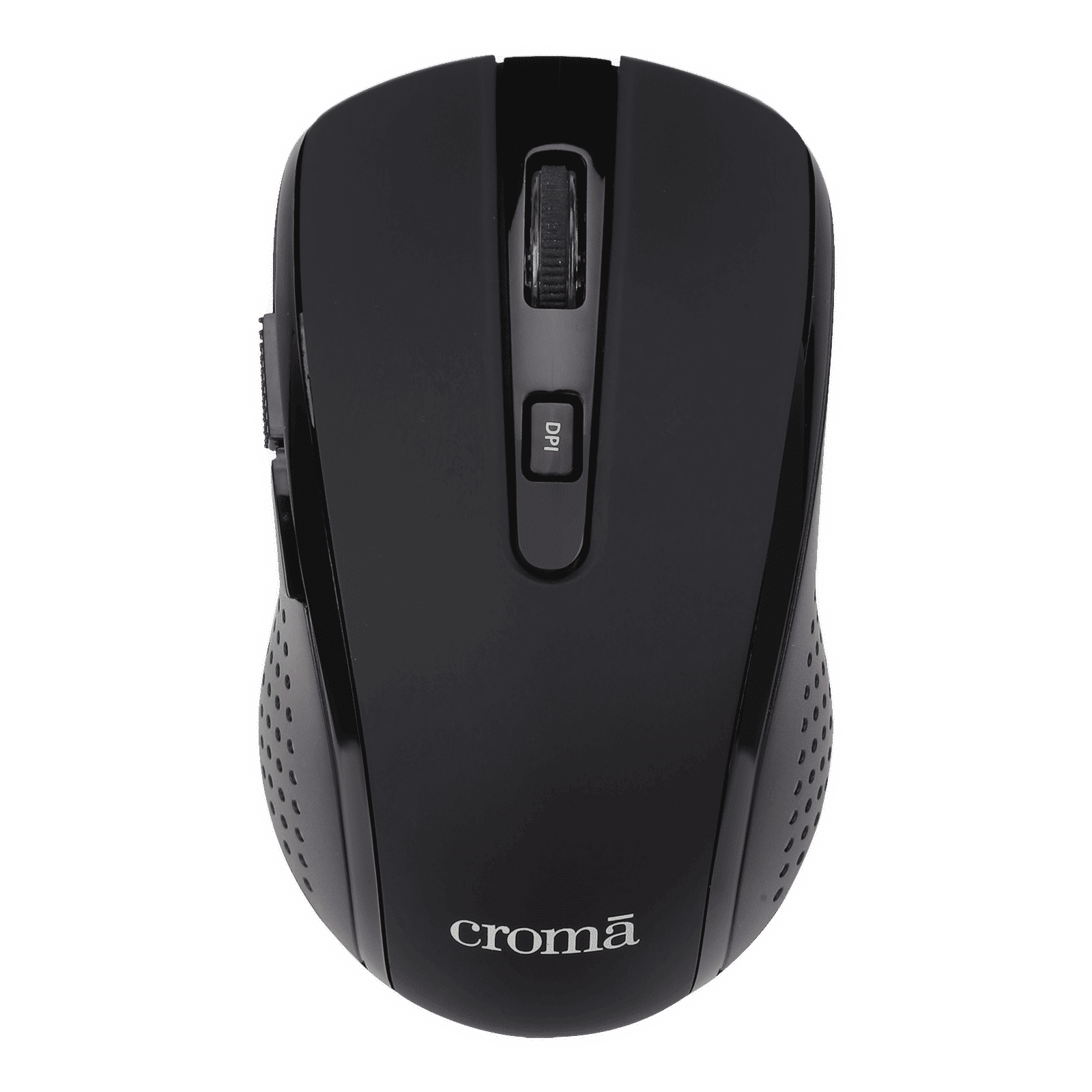 Croma 2.4 GHz Wireless Keyboard & Mouse Combo (1000 DPI, Plug & Play, Black)_3