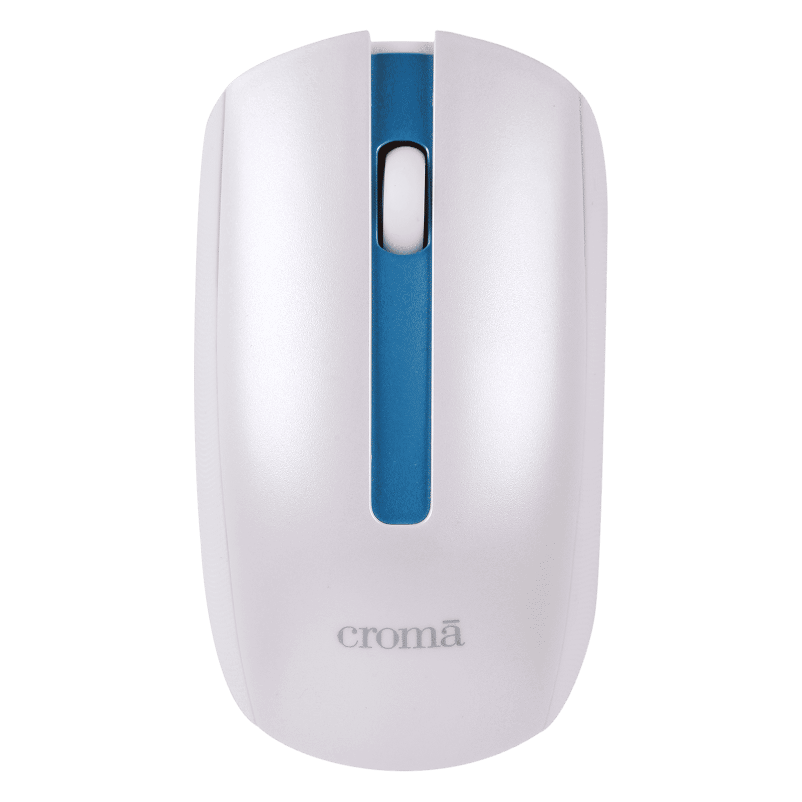 Croma Wireless Optical Mouse (1000 DPI, Ergonomic Design, White)_1