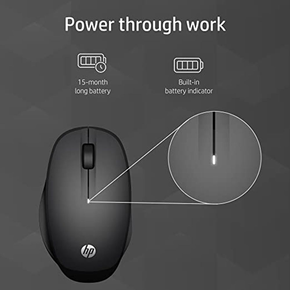 HP 250 Wireless Optical Mouse (3600 DPI Adjustable, Ergonomic Design, Black) HP 250 Wireless Optical Mouse (3600 DPI Adjustable, Ergonomic Design, Black)_7