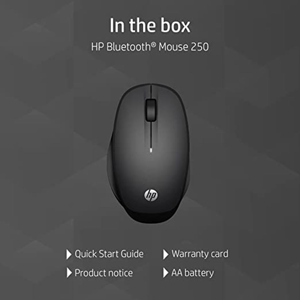 HP 250 Wireless Optical Mouse (3600 DPI Adjustable, Ergonomic Design, Black) HP 250 Wireless Optical Mouse (3600 DPI Adjustable, Ergonomic Design, Black)_9