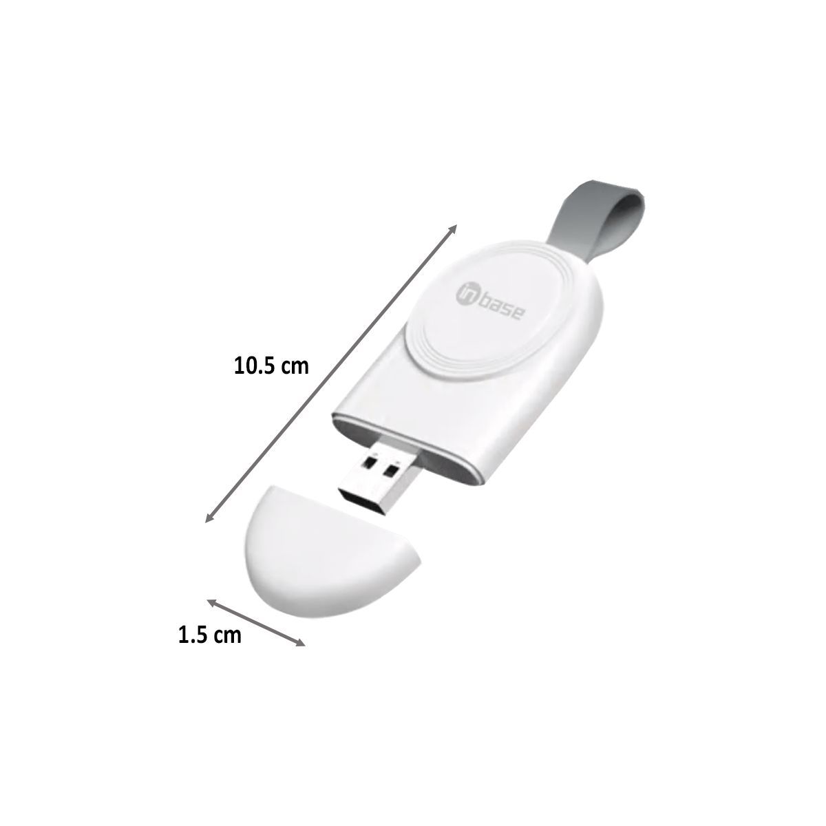 in base Wireless Charger for Apple Smart Watch (Smart Chip Compatible, White)_2