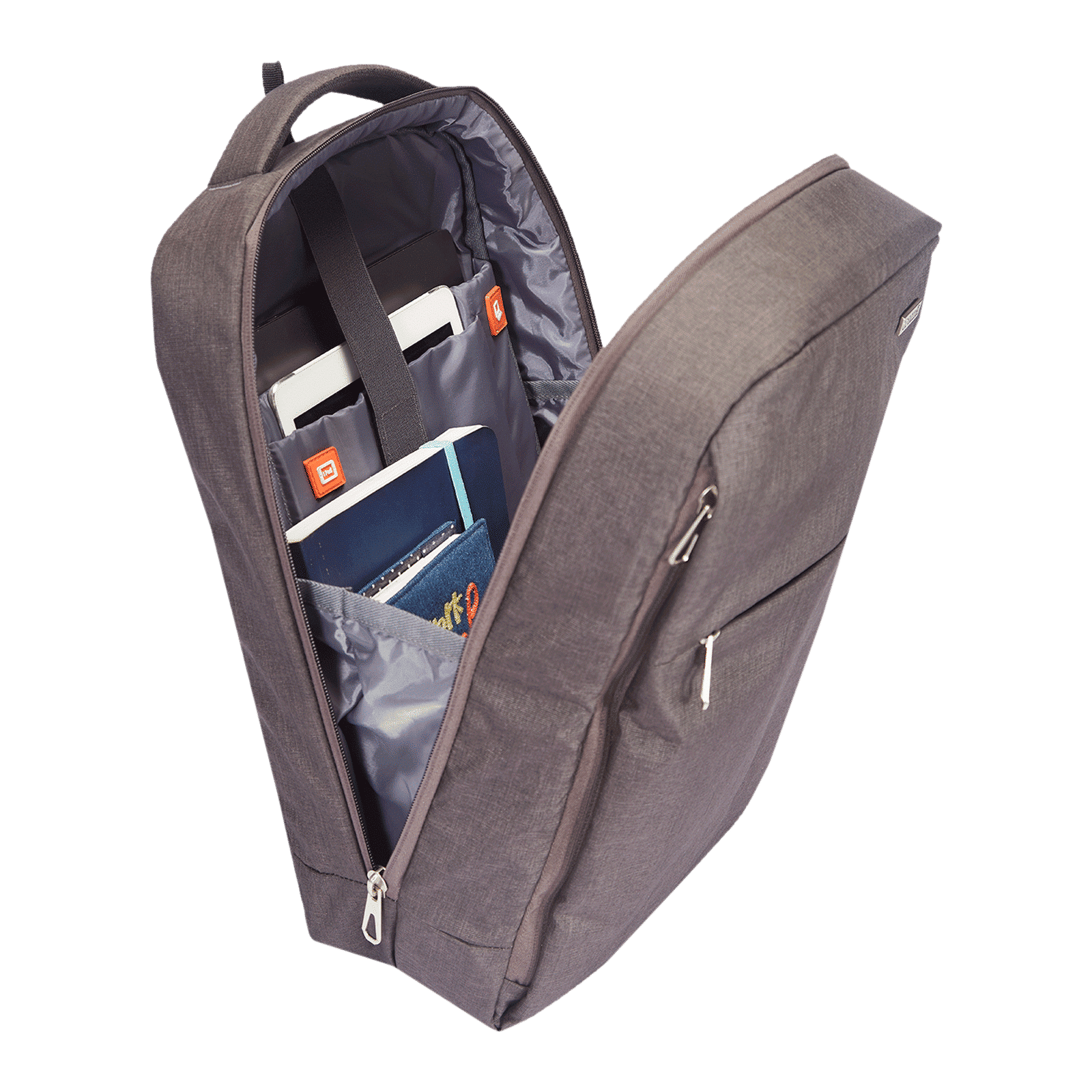 Croma Urban Polyurethane Laptop Backpack for 14 Inch Laptop (4 Storage Compartments, Mesh Grey) Croma Urban Polyurethane Laptop Backpack for 14 Inch Laptop (4 Storage Compartments, Mesh Grey)_7