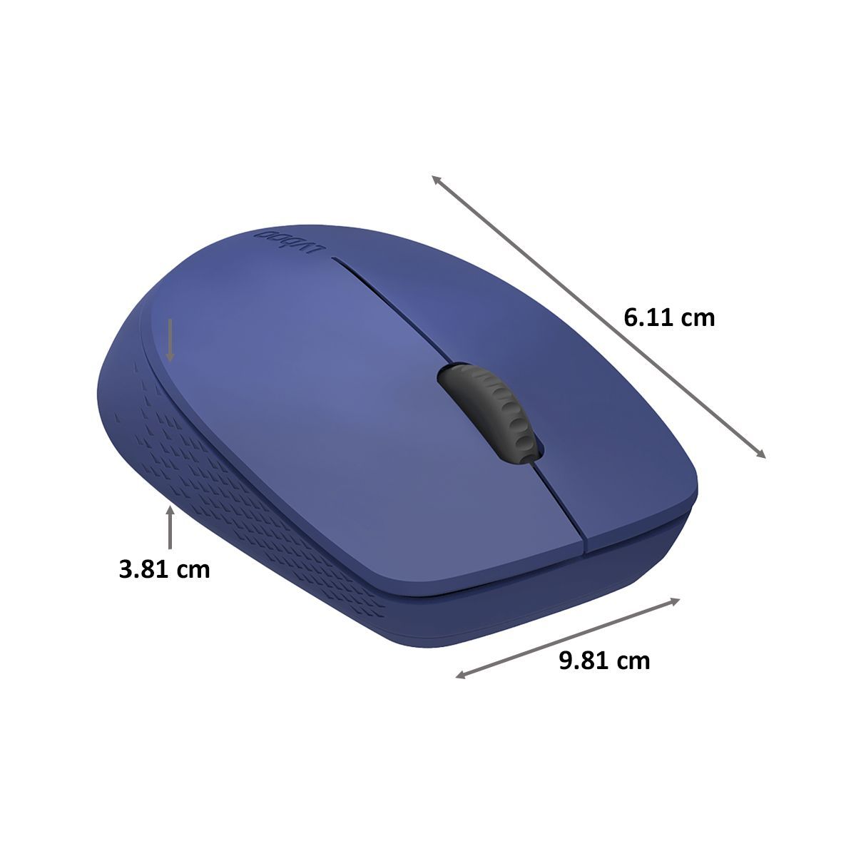 rapoo M100 1300 DPI Bluetooth Wireless Mouse (Blue)_2
