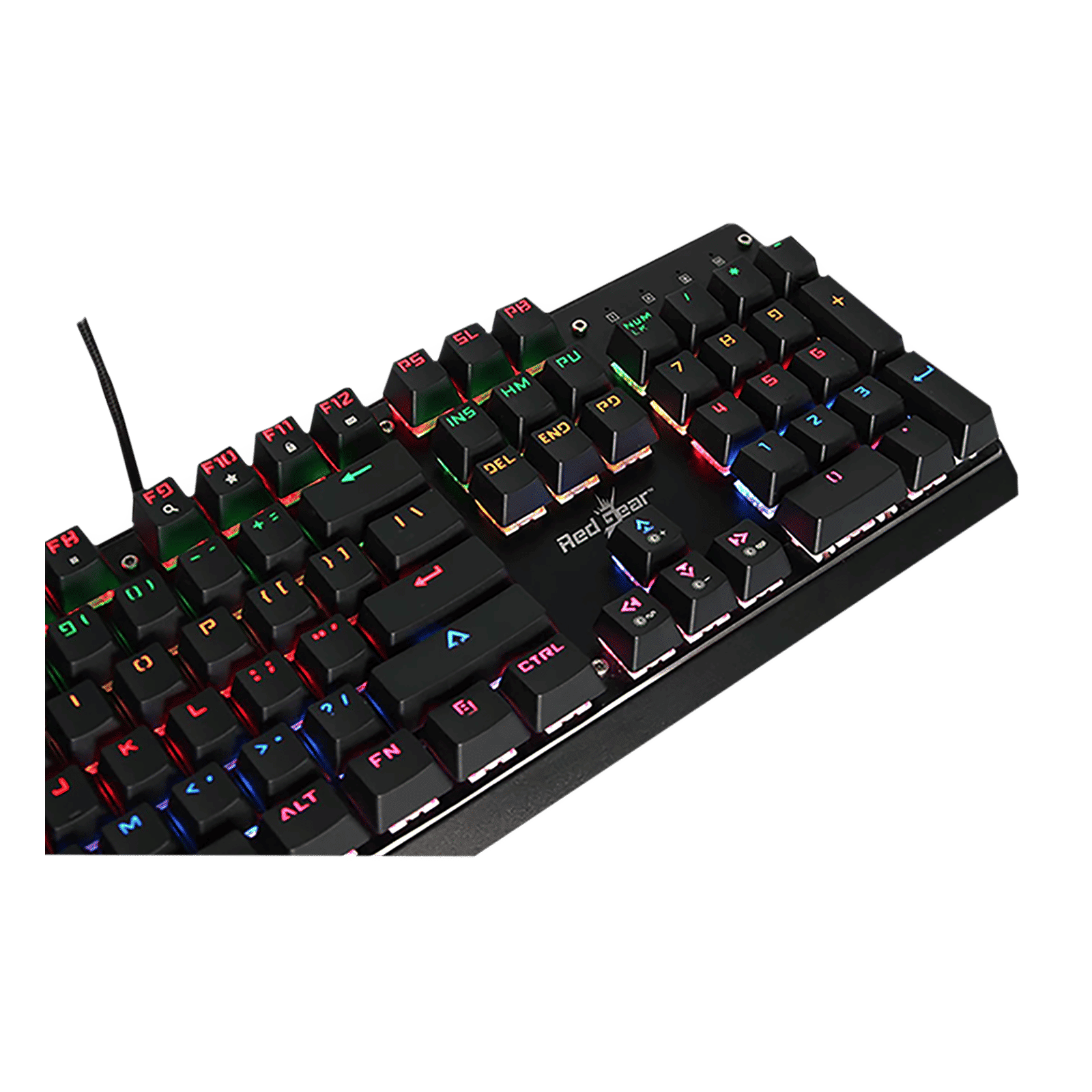 Red Gear Invador Wired Gaming Keyboard with Backlit Keys (Anti Ghosting Keys, Black)_7