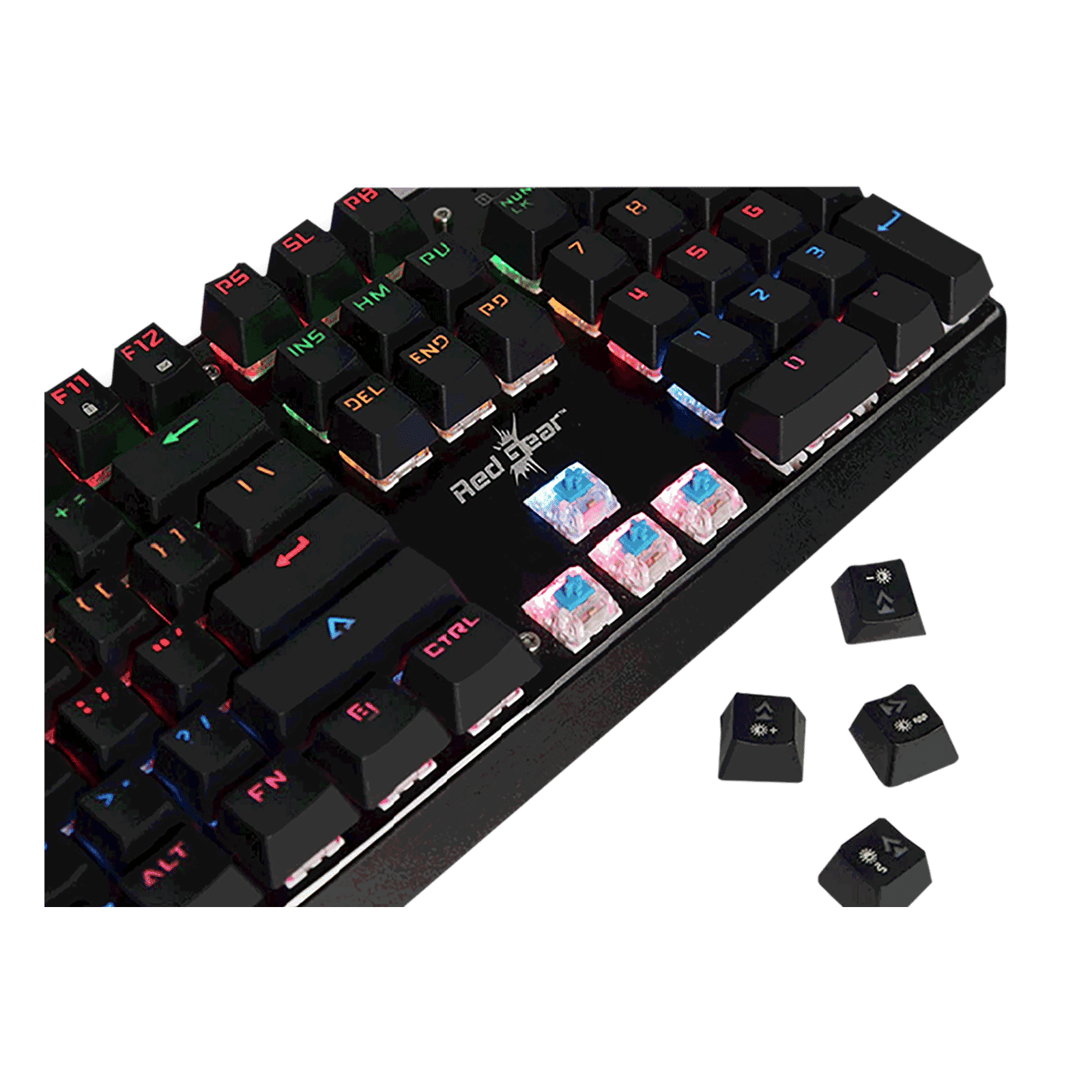 Red Gear Invador Wired Gaming Keyboard with Backlit Keys (Anti Ghosting Keys, Black)_5