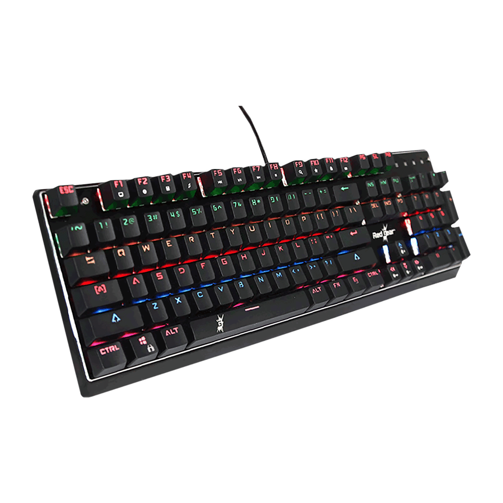 Red Gear Invador Wired Gaming Keyboard with Backlit Keys (Anti Ghosting Keys, Black)_6