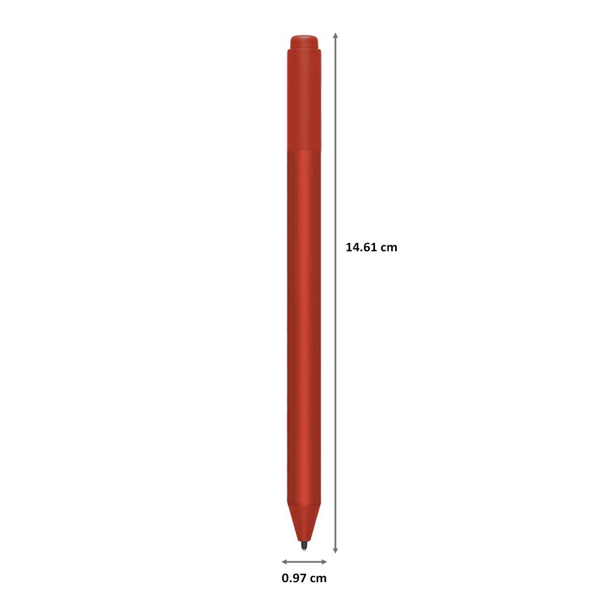 Microsoft Surface Pen For Laptop (Tilt Support, EYU-00045, Poppy Red)_2