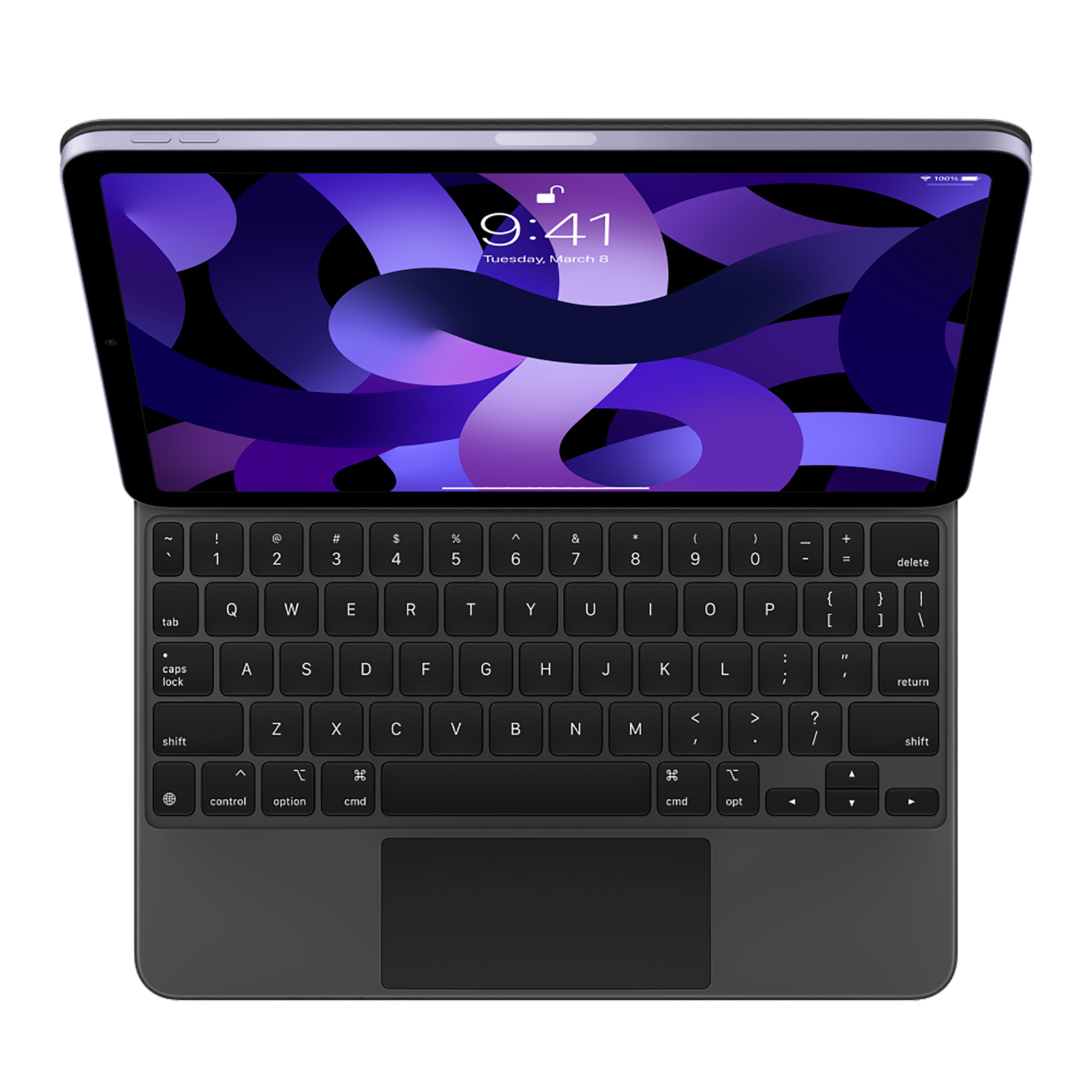 Apple Magic Bluetooth Keyboard for iPad Pro 11 Inch (1st, 2nd, 3rd & 4th Gen), iPad Air (4th & 5th Gen) with Touchpad (Multi Touch Gestures, Black)_2