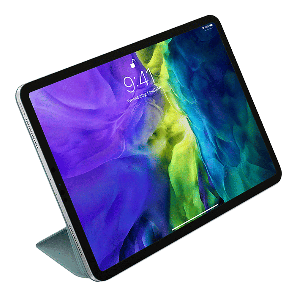 Apple Smart Polyurethane Folio Case for Apple iPad Pro 11 Inch (1st & 2nd Gen) (Automatically Wakes, Cactus) Apple Smart Polyurethane Folio Case for Apple iPad Pro 11 Inch (1st & 2nd Gen) (Automatically Wakes, Cactus)_3