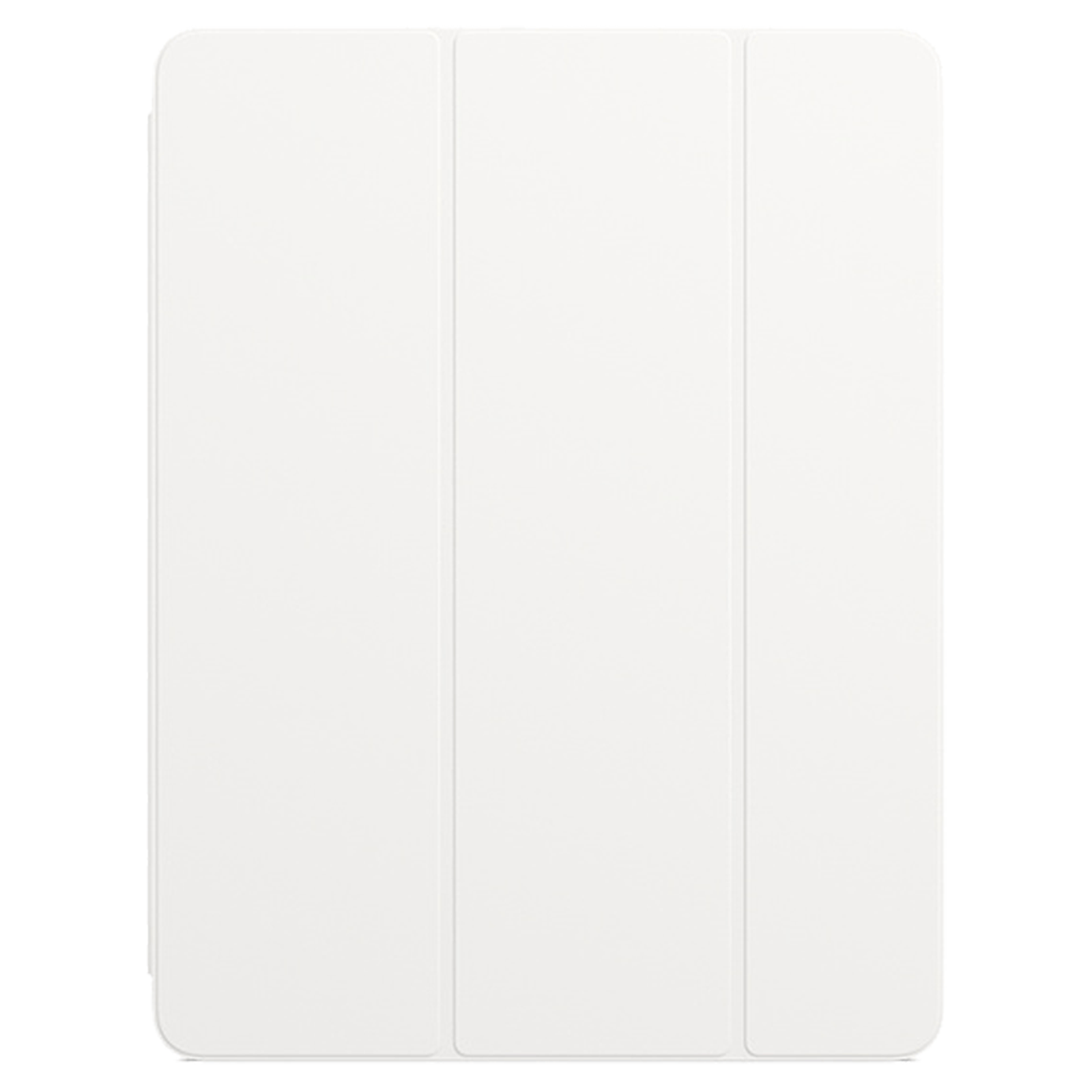 Apple Polyurethan Smart Folio Cover for Apple iPad Pro 12.9 Inch (3rd & 4th Gen) (Front & Back Protection, White)_1