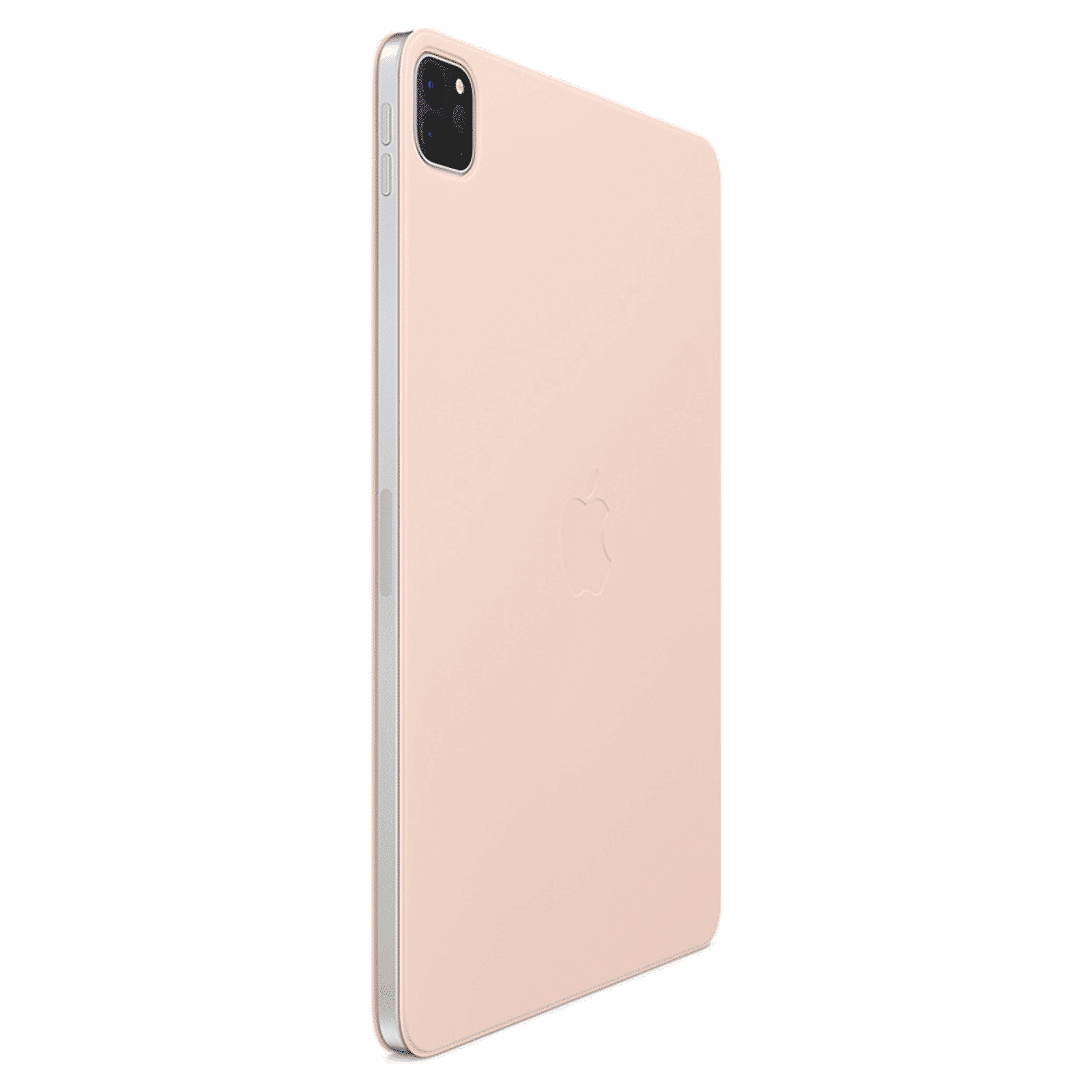 Apple Polyurethan Smart Folio Cover for Apple iPad Pro 12.9 Inch (3rd & 4th Gen) (Front & Back Protection, Pink Sand)_2